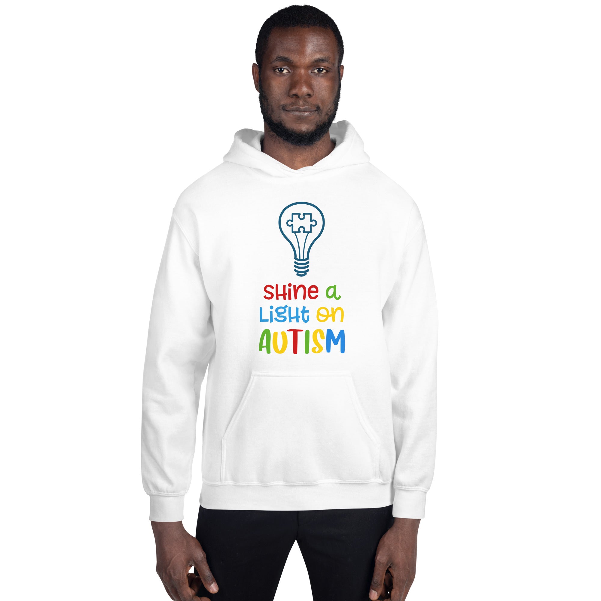 Unisex Hoodie- Shine a light on autism