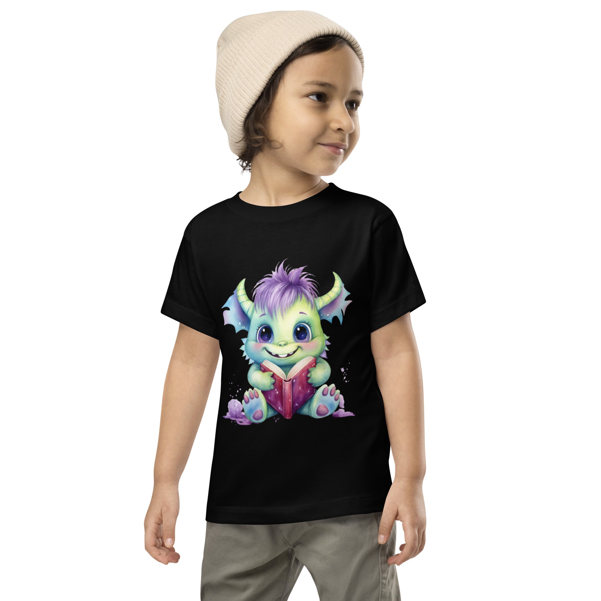 Toddler Short Sleeve Tee- Happy Monster