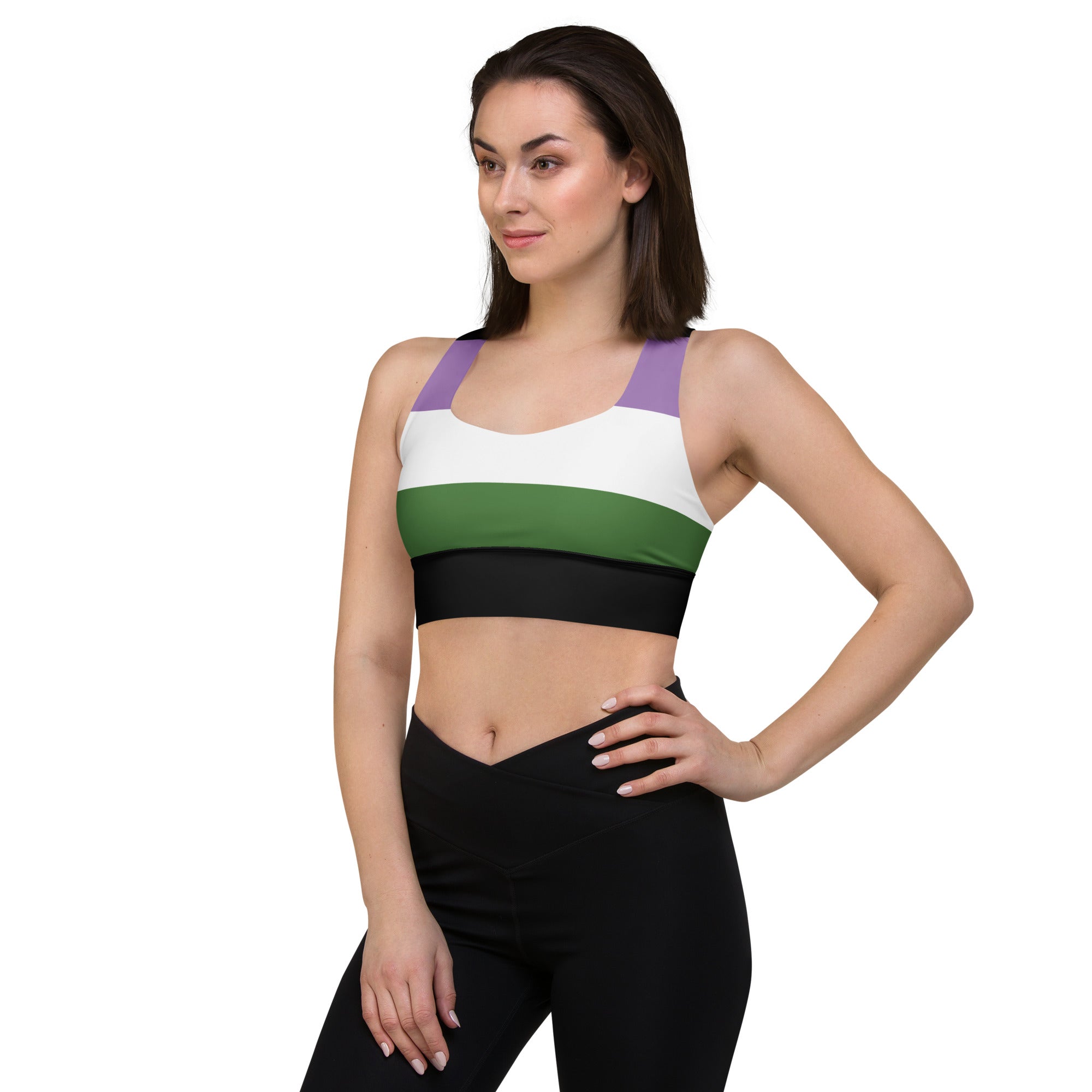 Longline sports bra- Genderqueer