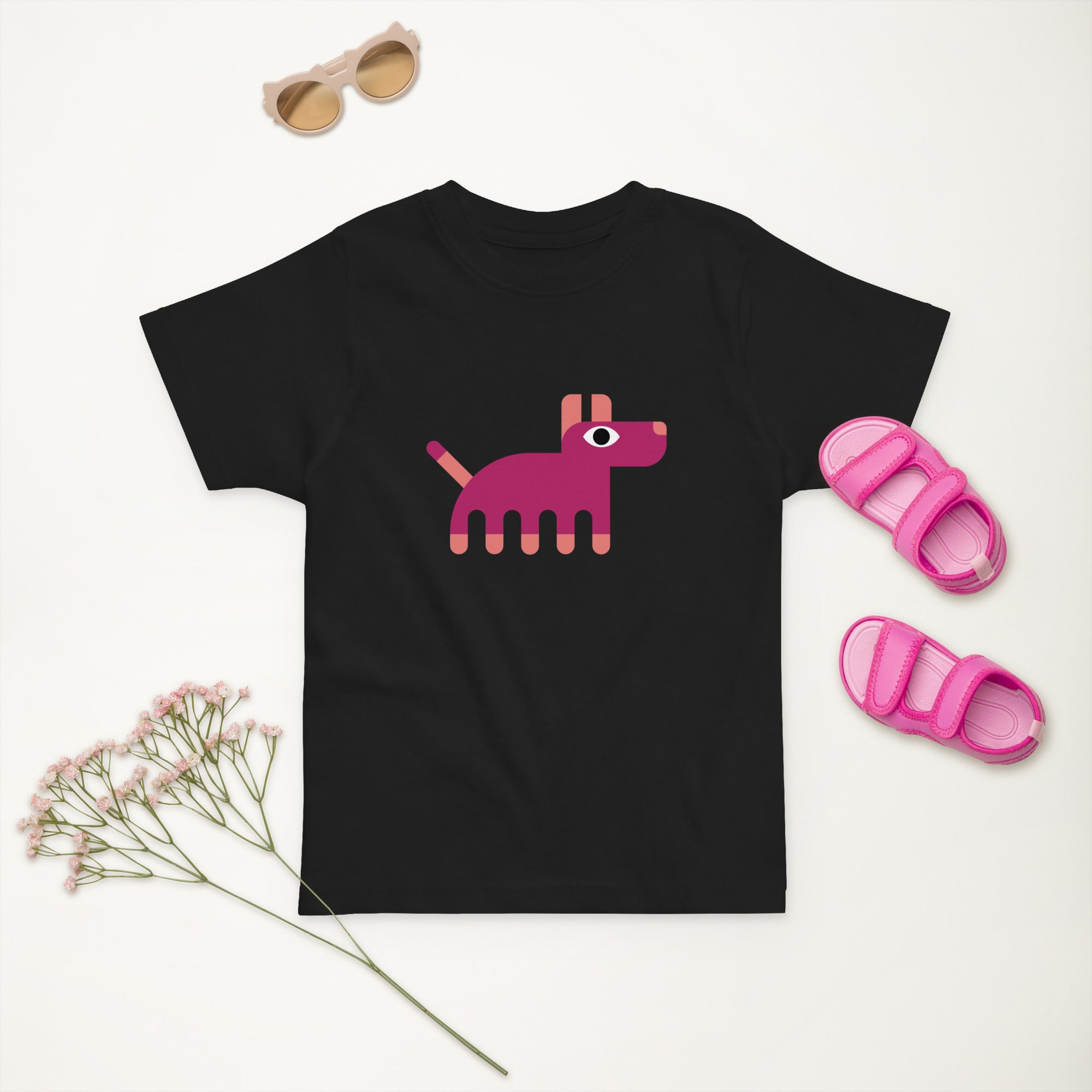 Toddler jersey t-shirt-Doggy