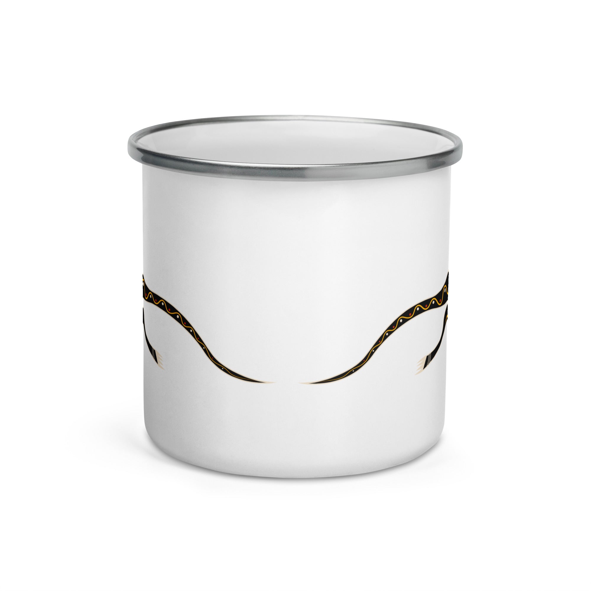 Enamel Mug- Australian Tribal Painting Kangaroo