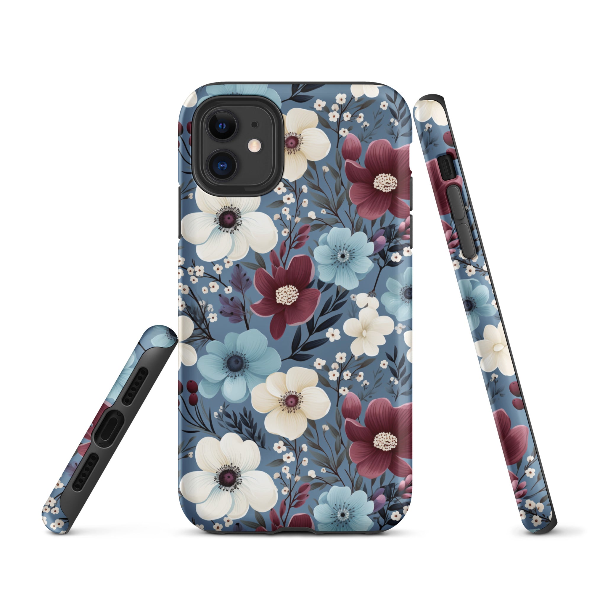Tough Case for iPhone®- Floral Pattern II