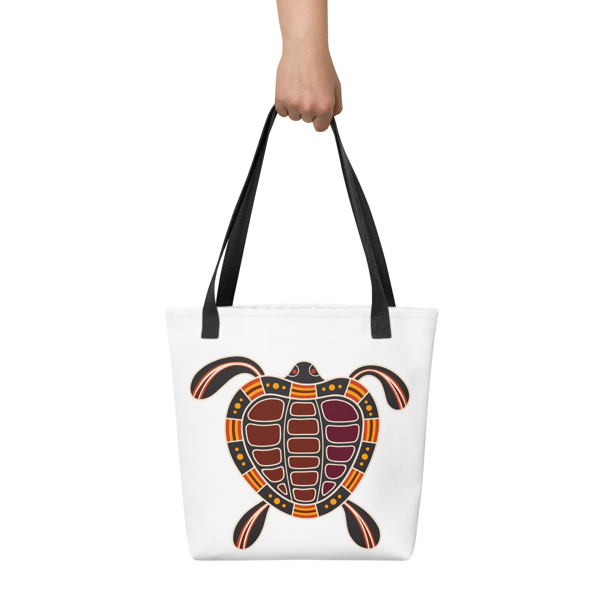 Tote bag- Australian Tribal Figure Turtle