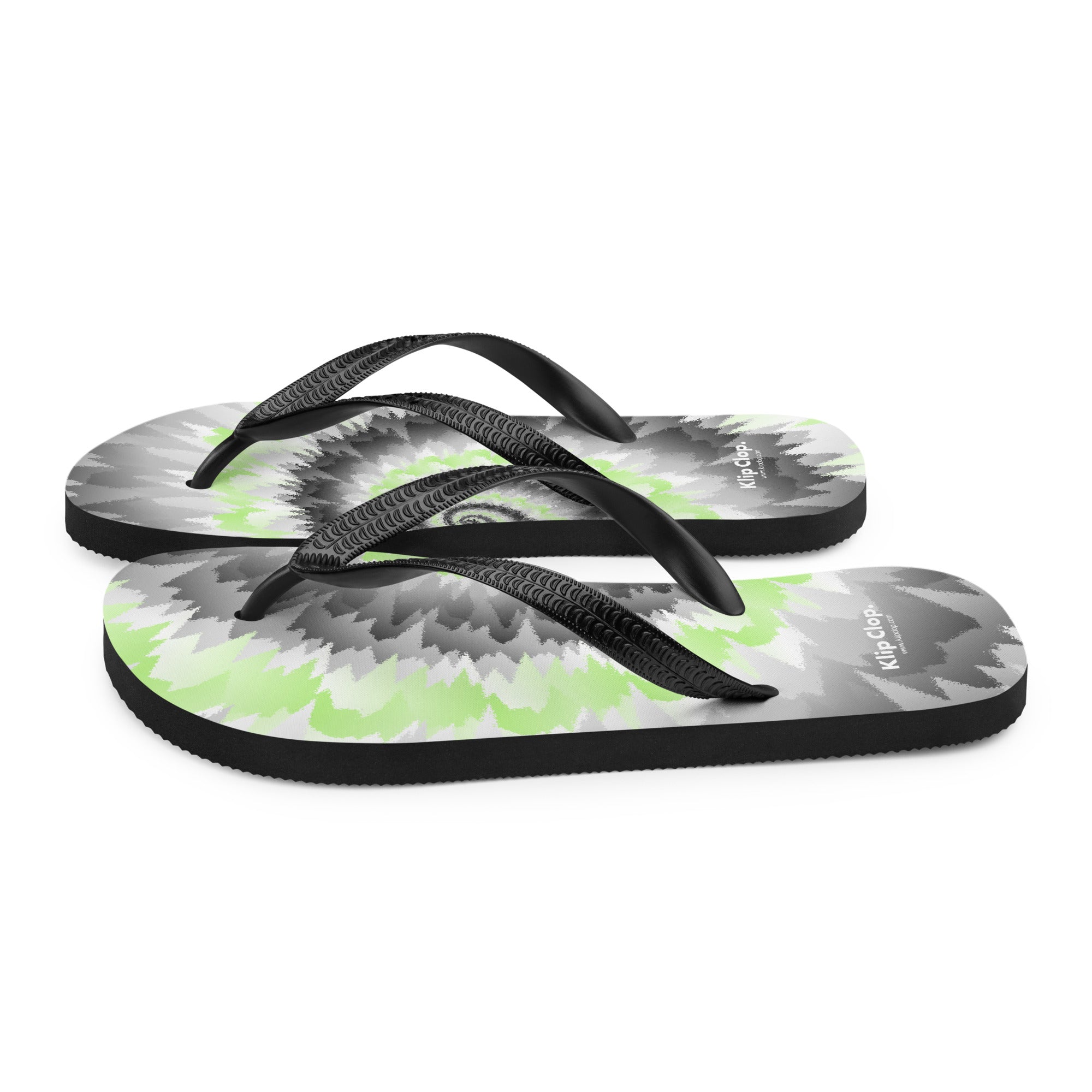 Flip-Flops-Tie Dye Spiral-Agender