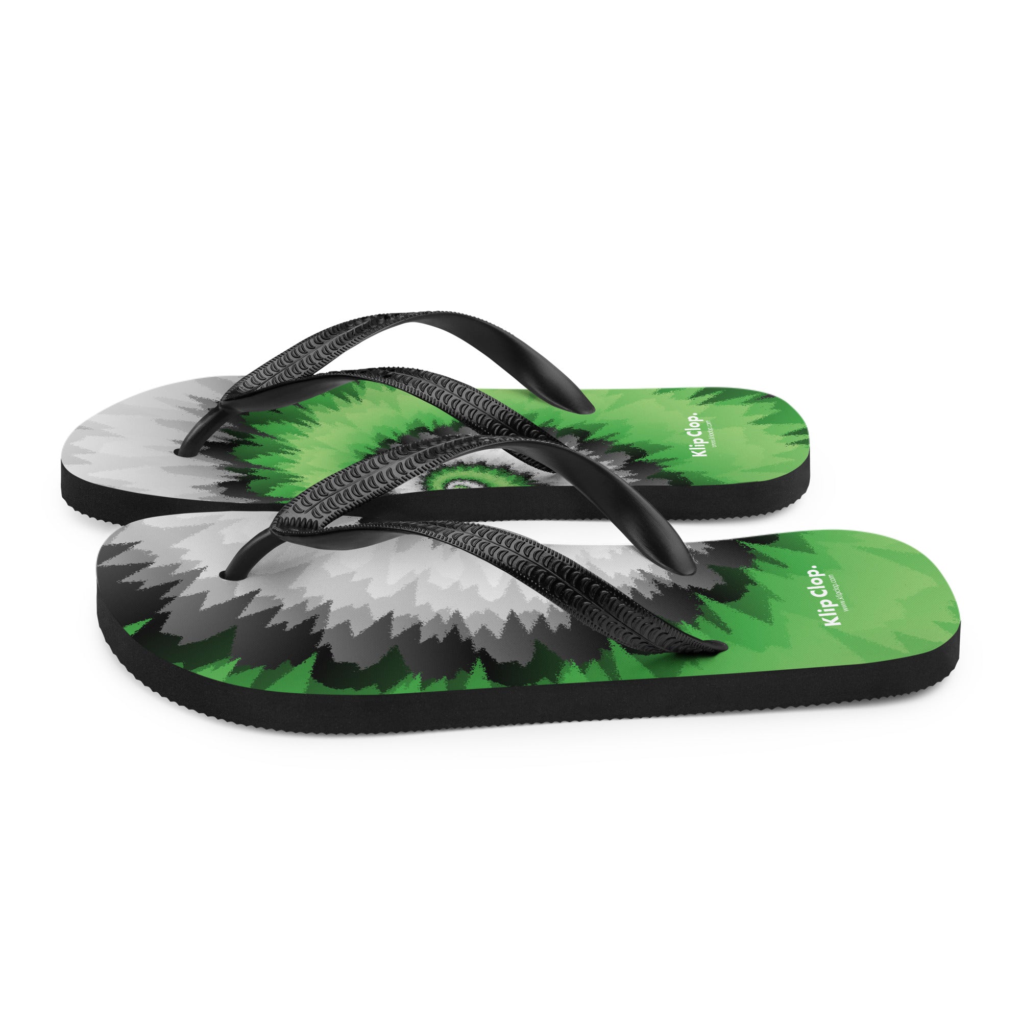 Flip-Flops-Tie Dye Spiral-Aromantic