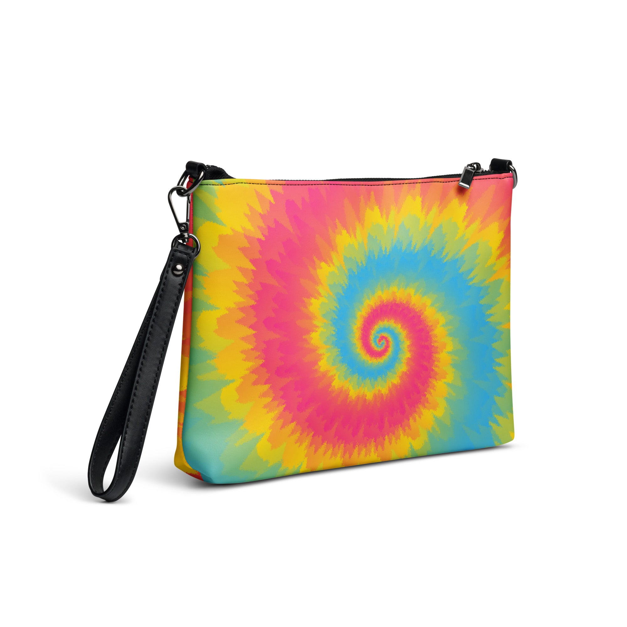 Crossbody bag- Tie Dye Spiral- Pansexual