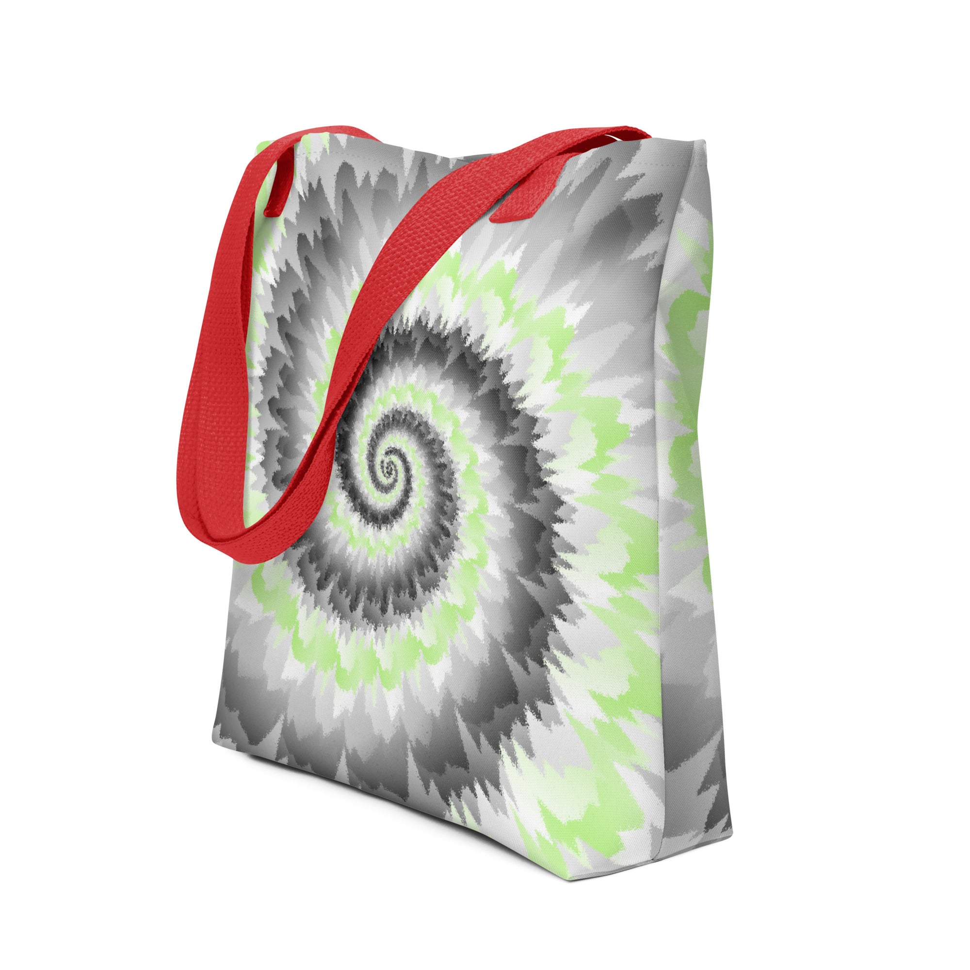 Tote bag-Tie Dye Spiral - Agender