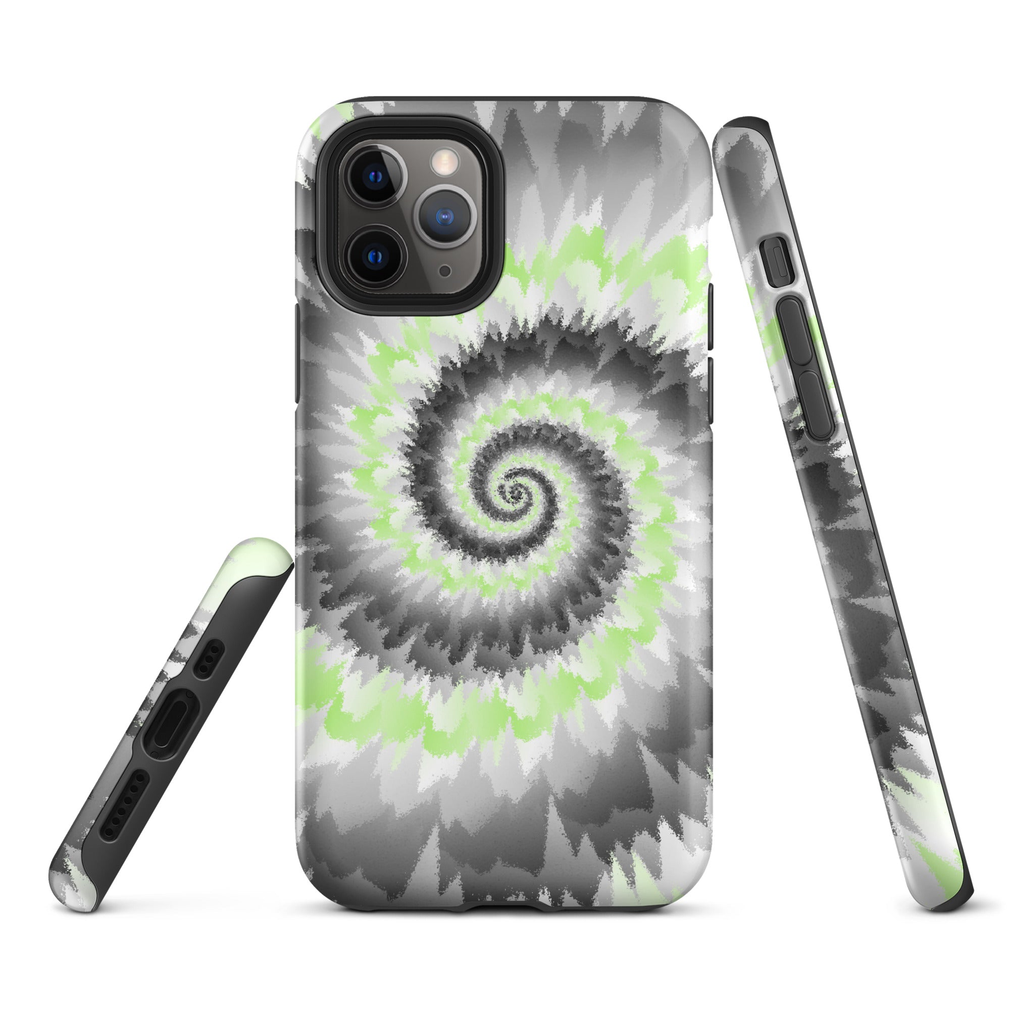 Tough Case for iPhone®-Tie Dye Spiral - Agender