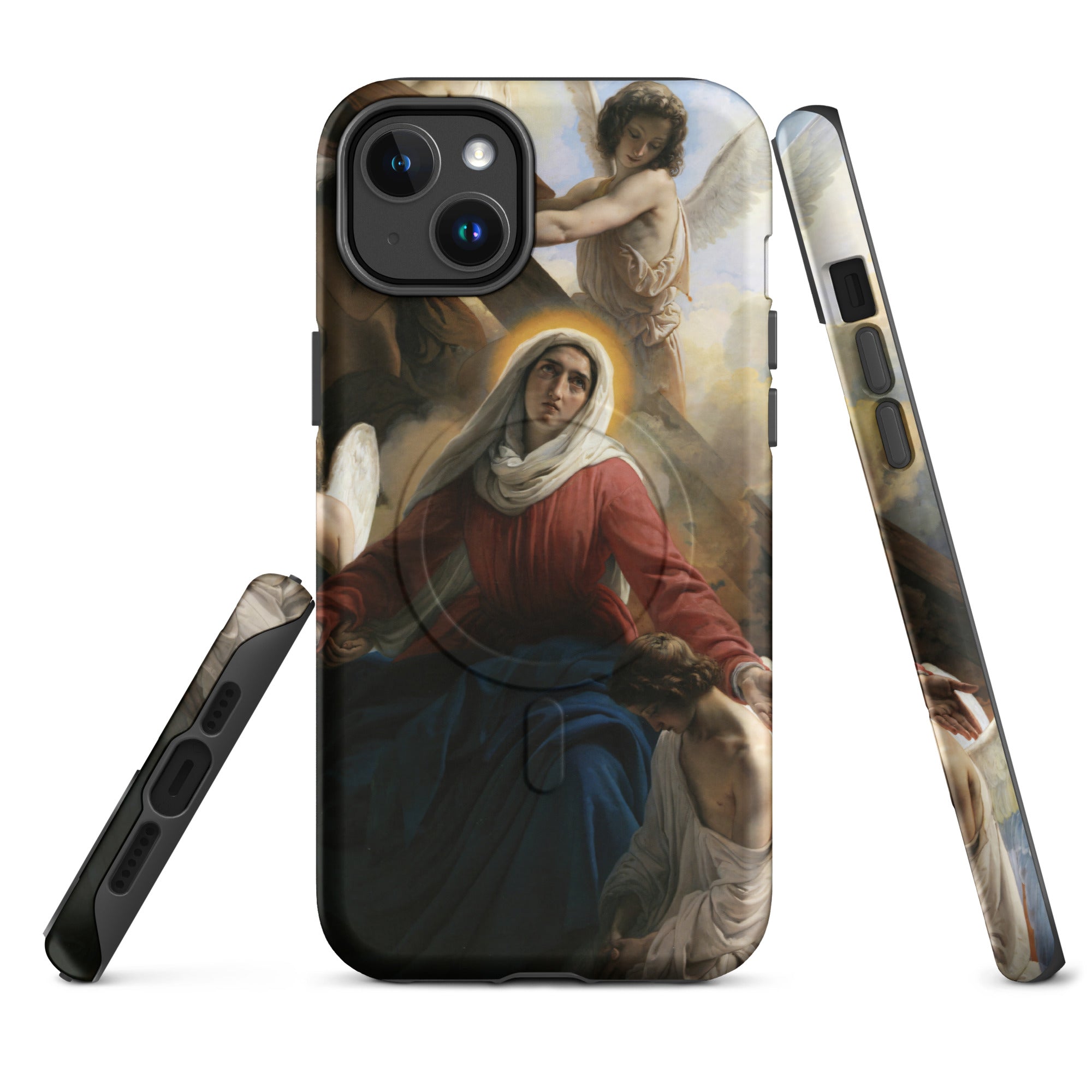 MagSafe® tough case for iPhone®-Francesco Hayez-La Vergine addolorata con gli angioli e i segni della passione 1842