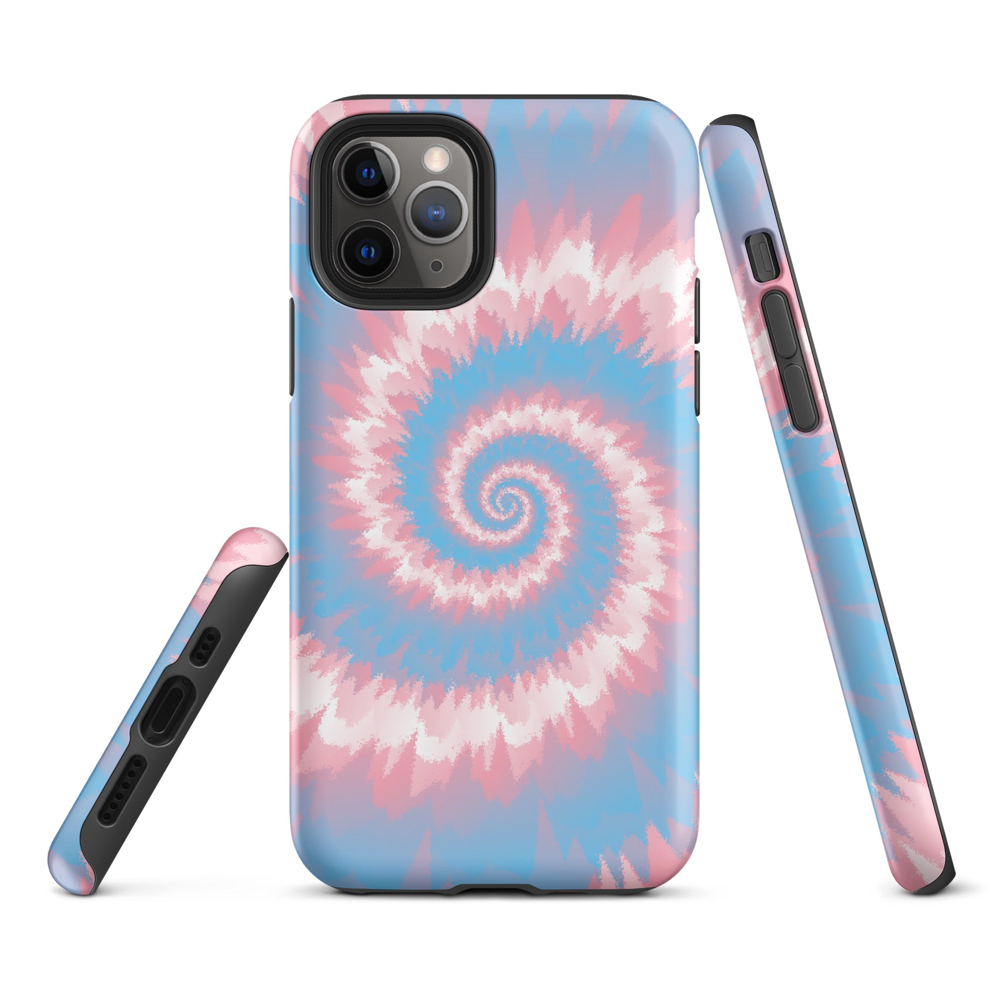 Tough Case for iPhone®-Tie Dye Spiral - Transgender
