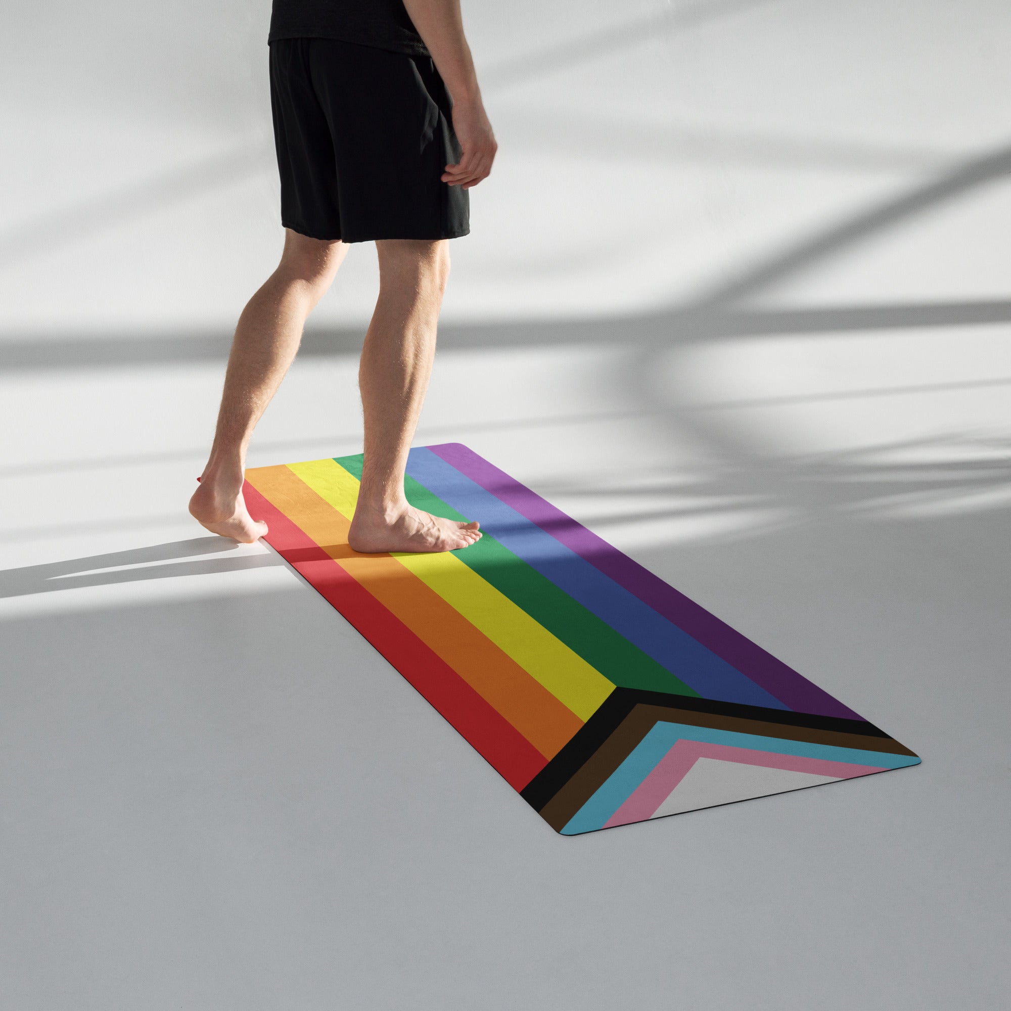 Yoga mat- Progress Pride