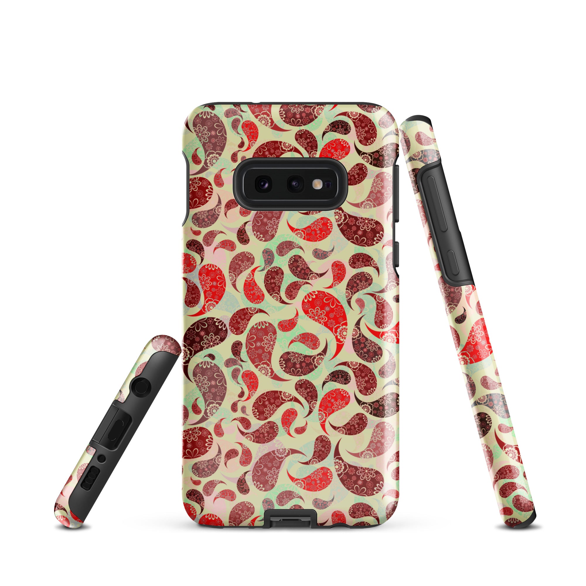Tough case for Samsung®- Paisley Red