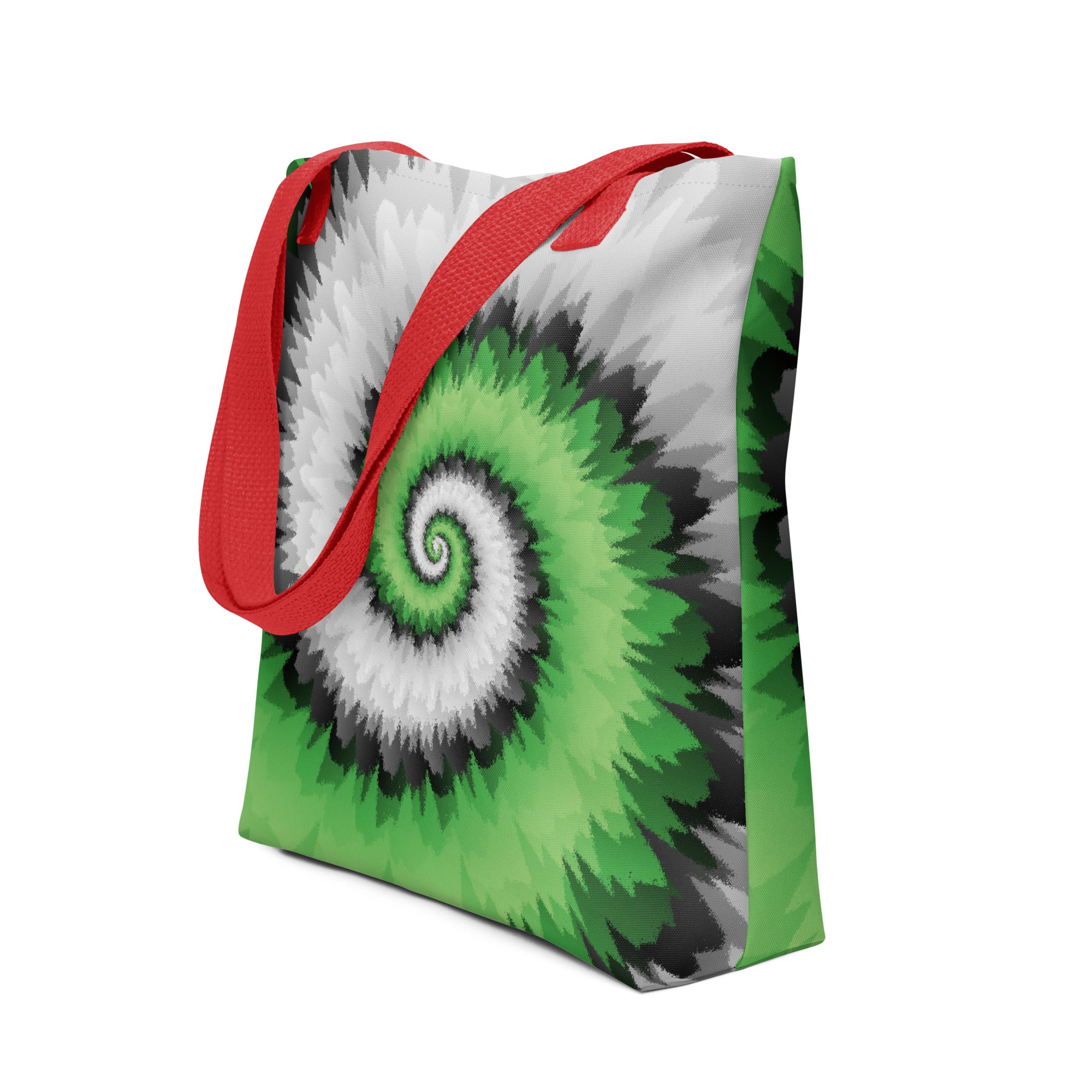 Tote bag-Tie Dye Spiral - Aromantic