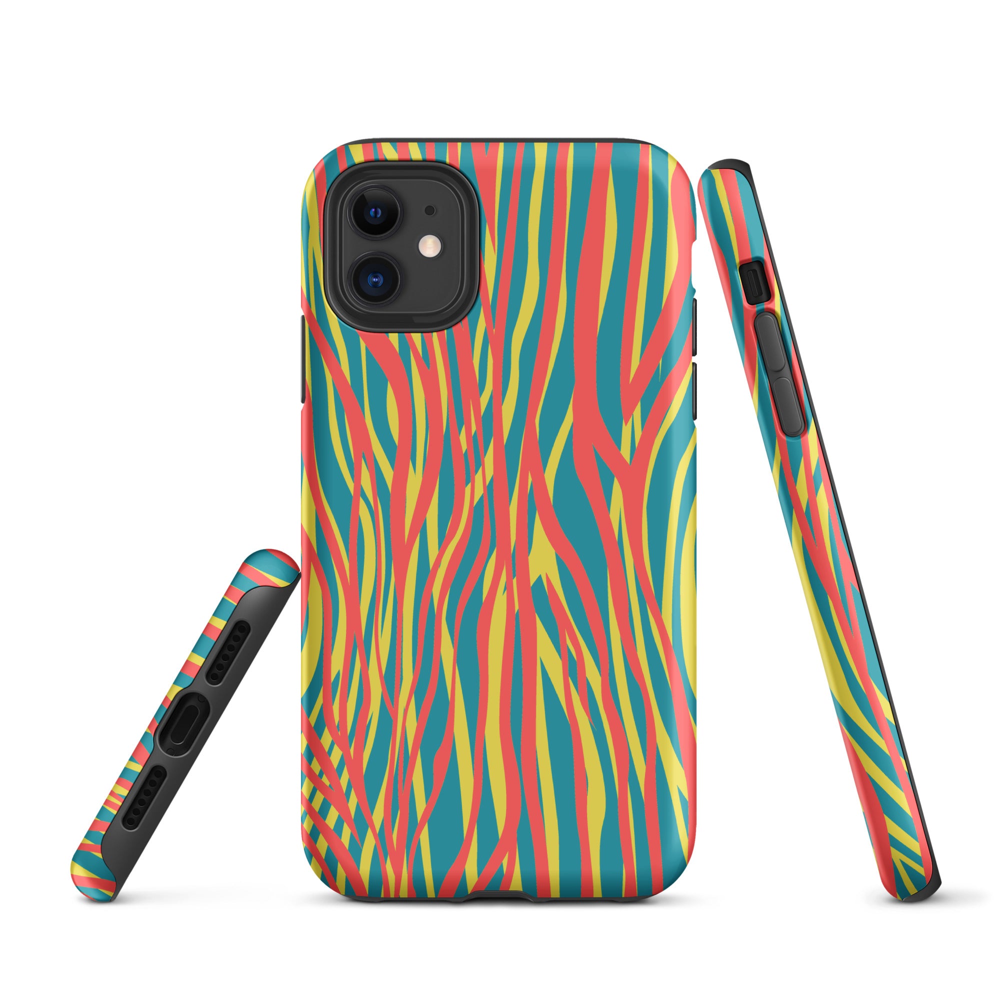 Tough Case for iPhone®- Funky Zebra Pattern III