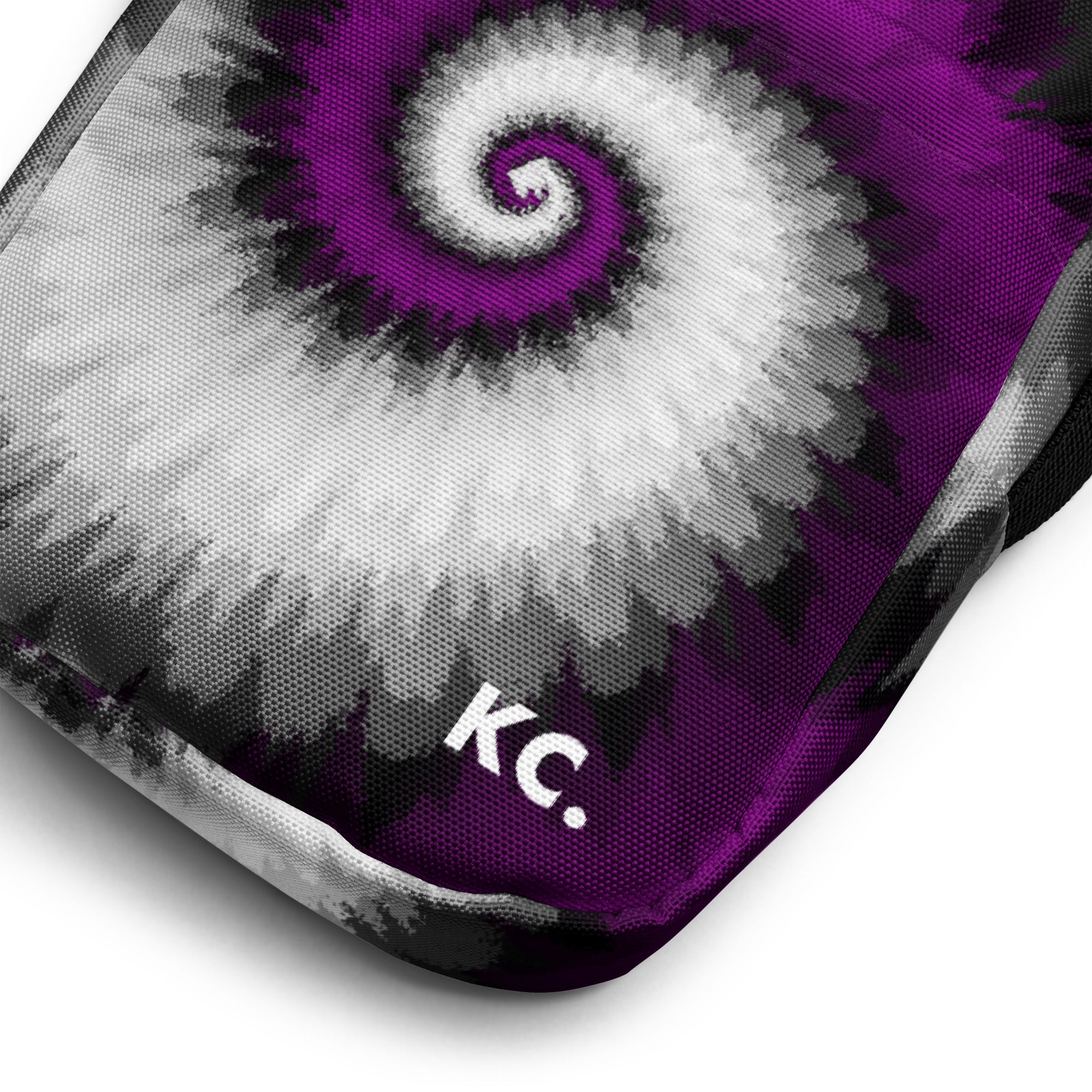 Utility crossbody bag-Tie Dye Spiral - Asexual