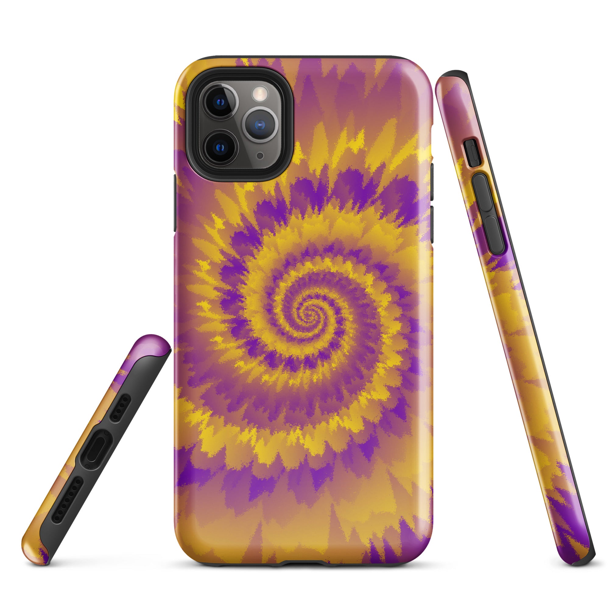 Tough Case for iPhone®-Tie Dye Spiral - Intersex