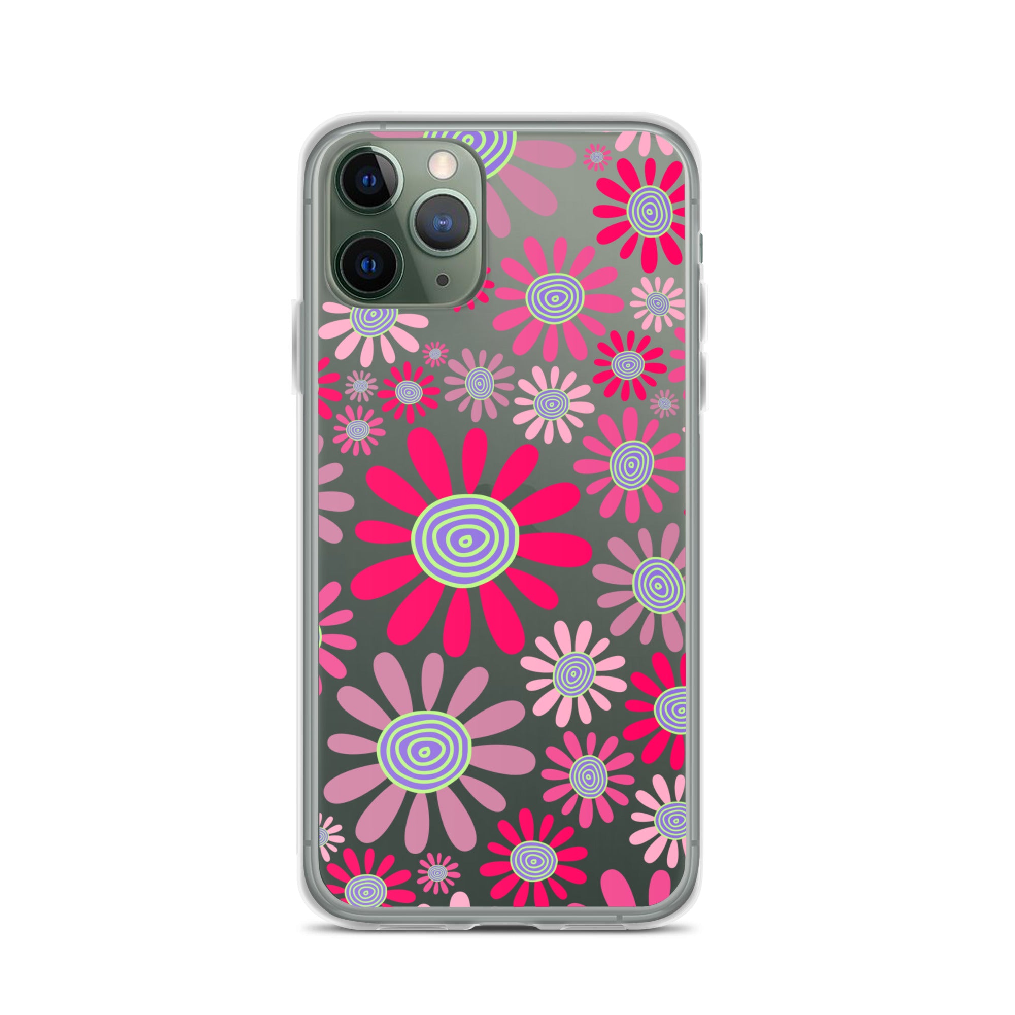 Clear Case for iPhone®- Floral Daisy Design I
