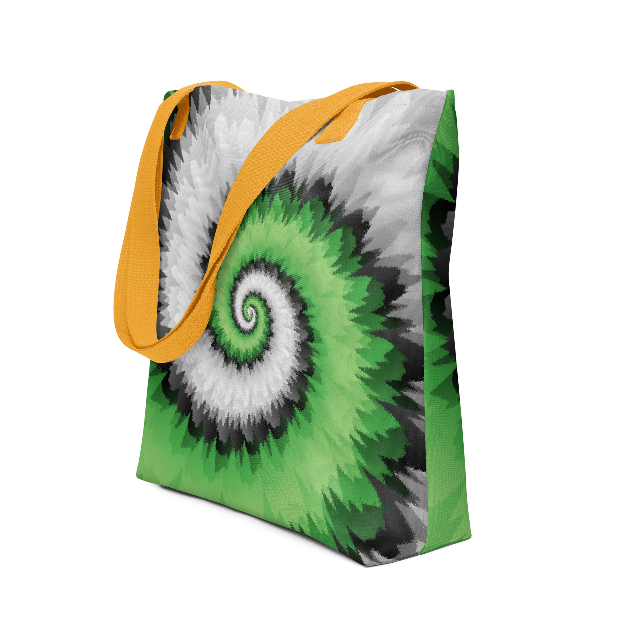 Tote bag-Tie Dye Spiral - Aromantic