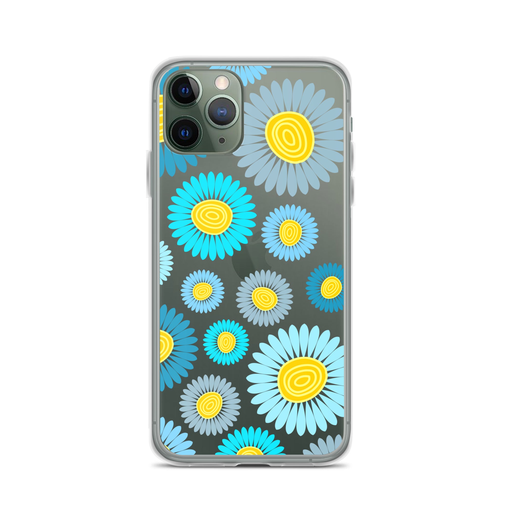 Clear Case for iPhone®- Floral Daisy Design II