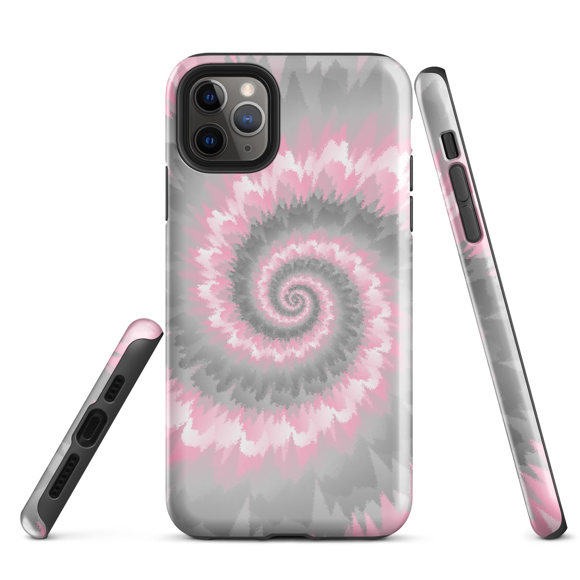 Tough Case for iPhone®-Tie Dye Spiral - Demigirl