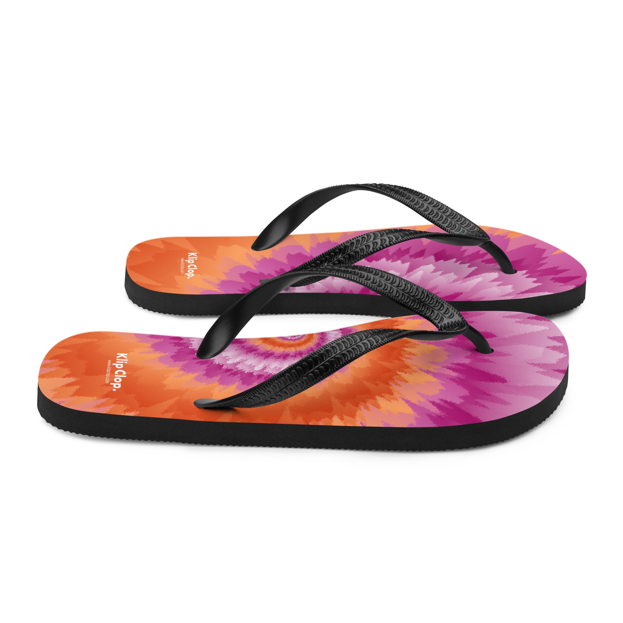 Flip-Flops-Tie Dye Spiral-Lesbian
