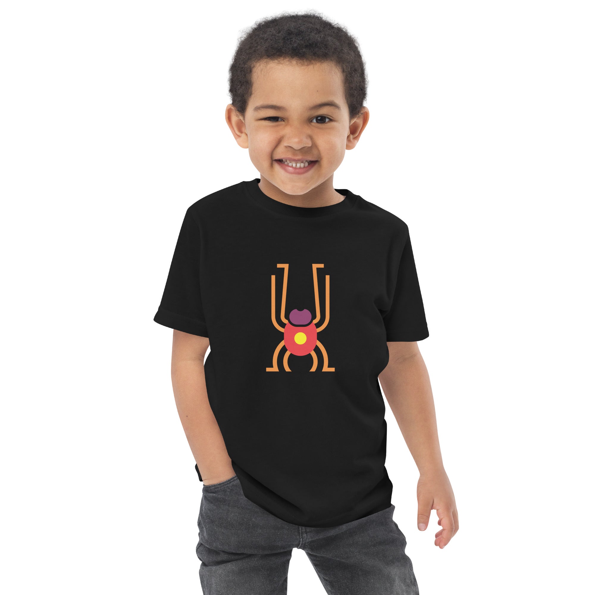 Toddler jersey t-shirt-Spider