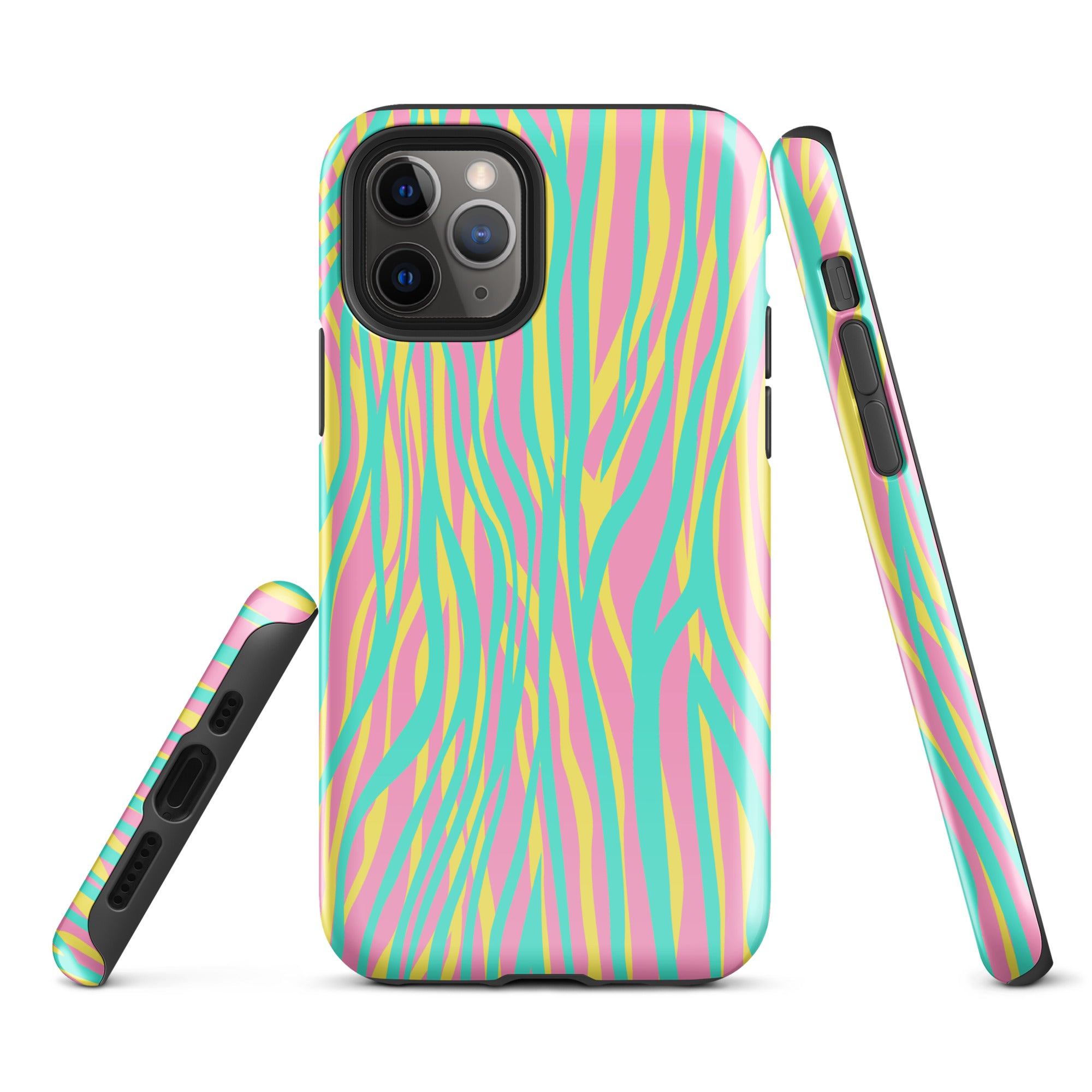 Tough Case for iPhone®- Funky Zebra Pattern I