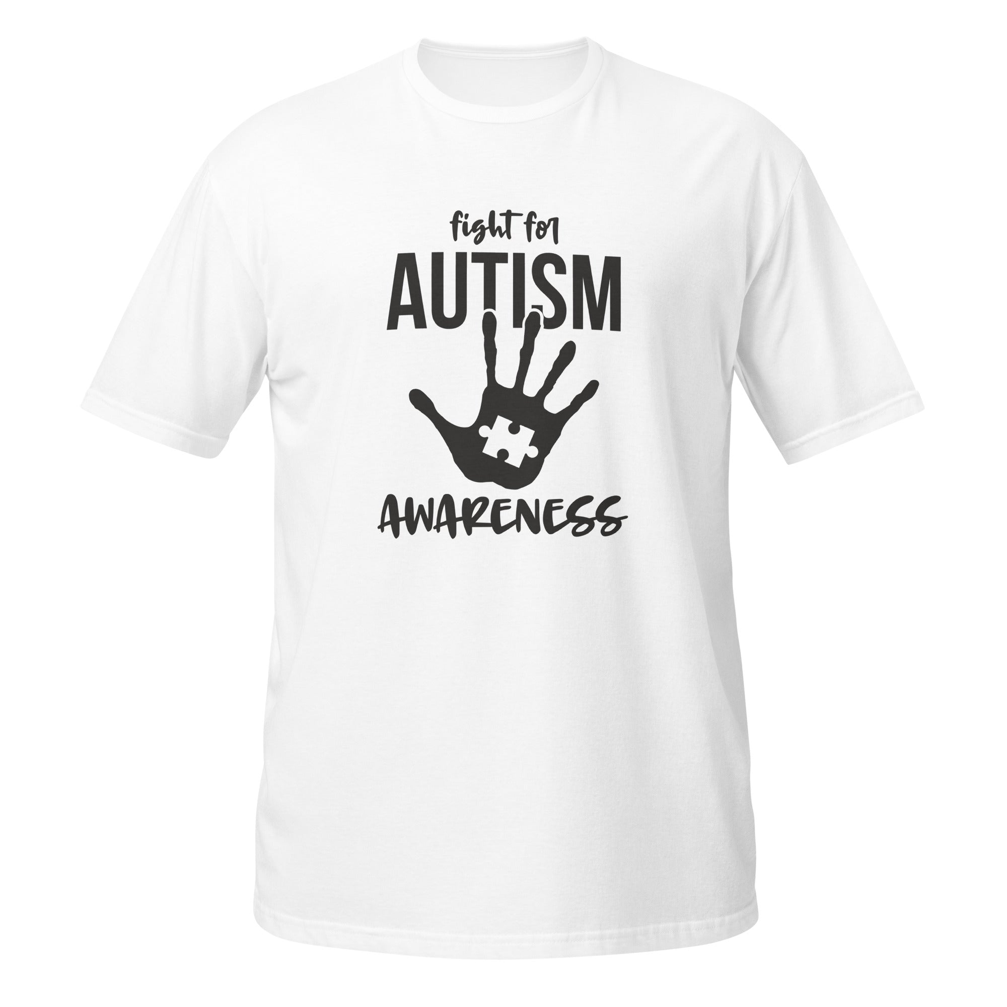 Short-Sleeve Unisex T-Shirt- Fight for autism awareness