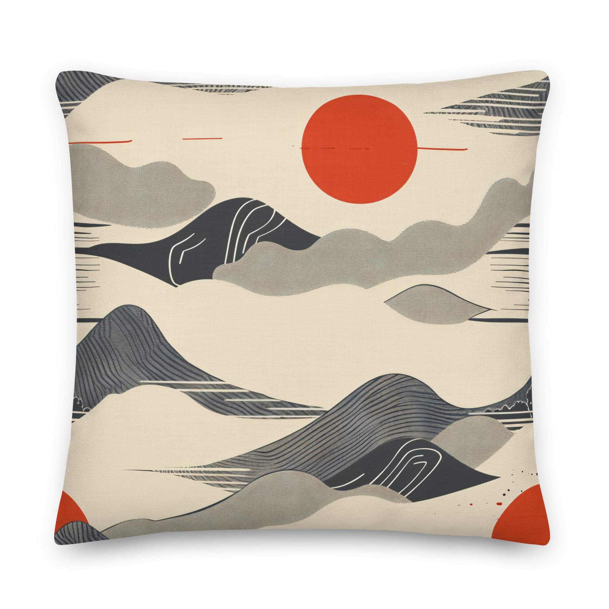 Premium Pillow-Traditional Japanese Arts VI