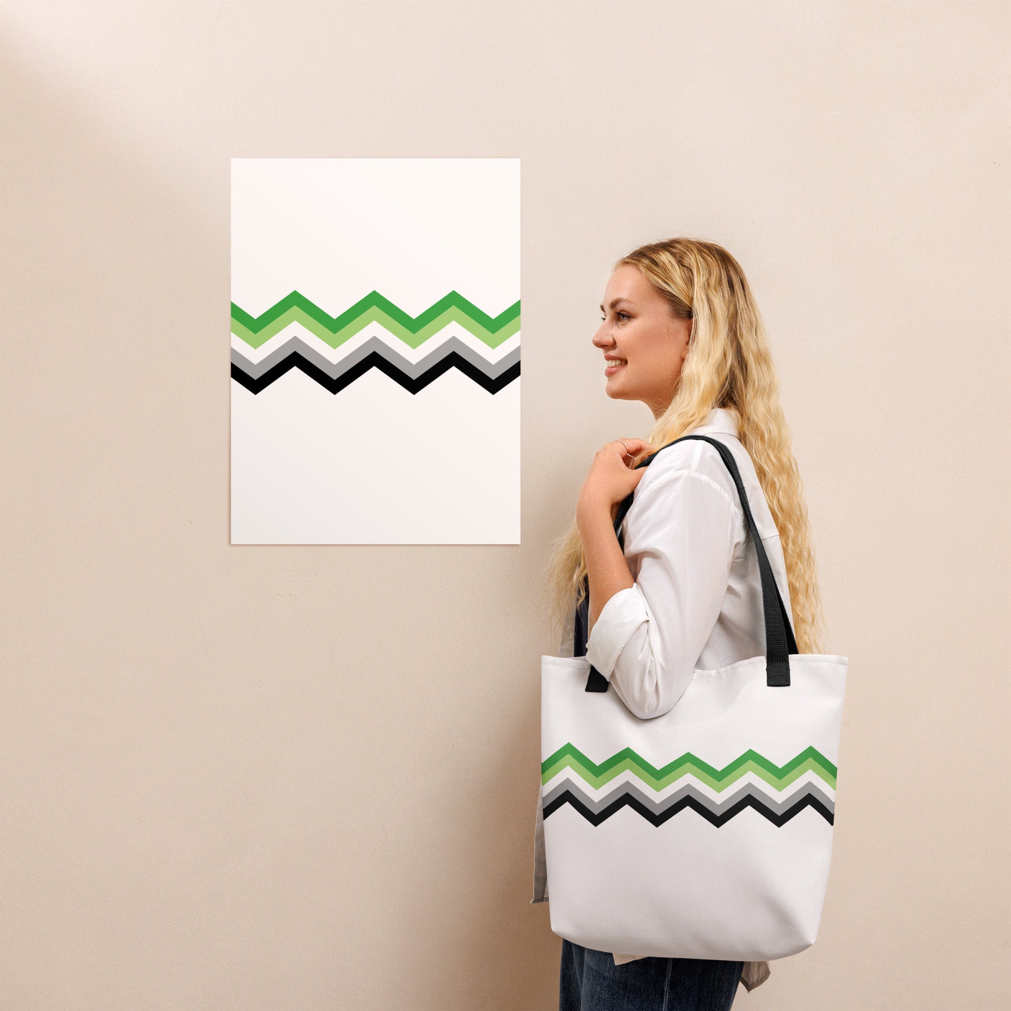 Tote bag-Zigzag-Aromantic
