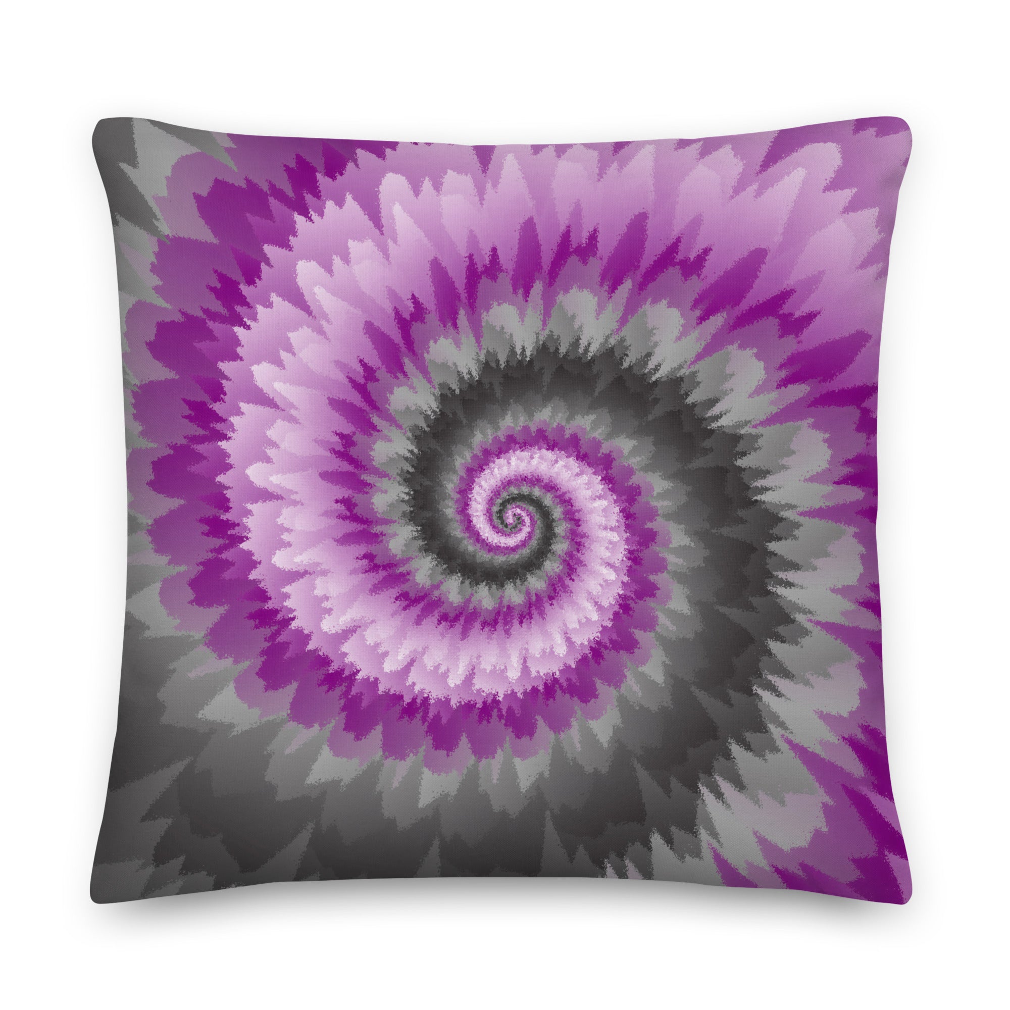 Premium Pillow-Tie Dye Spiral-Demisexual