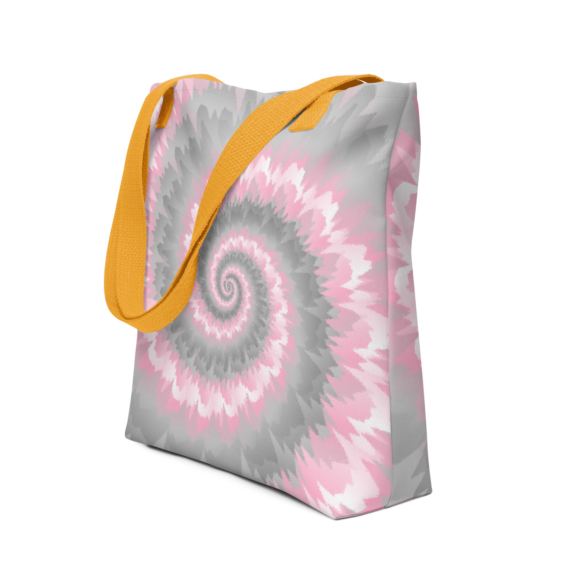 Tote bag-Tie Dye Spiral - Demigirl