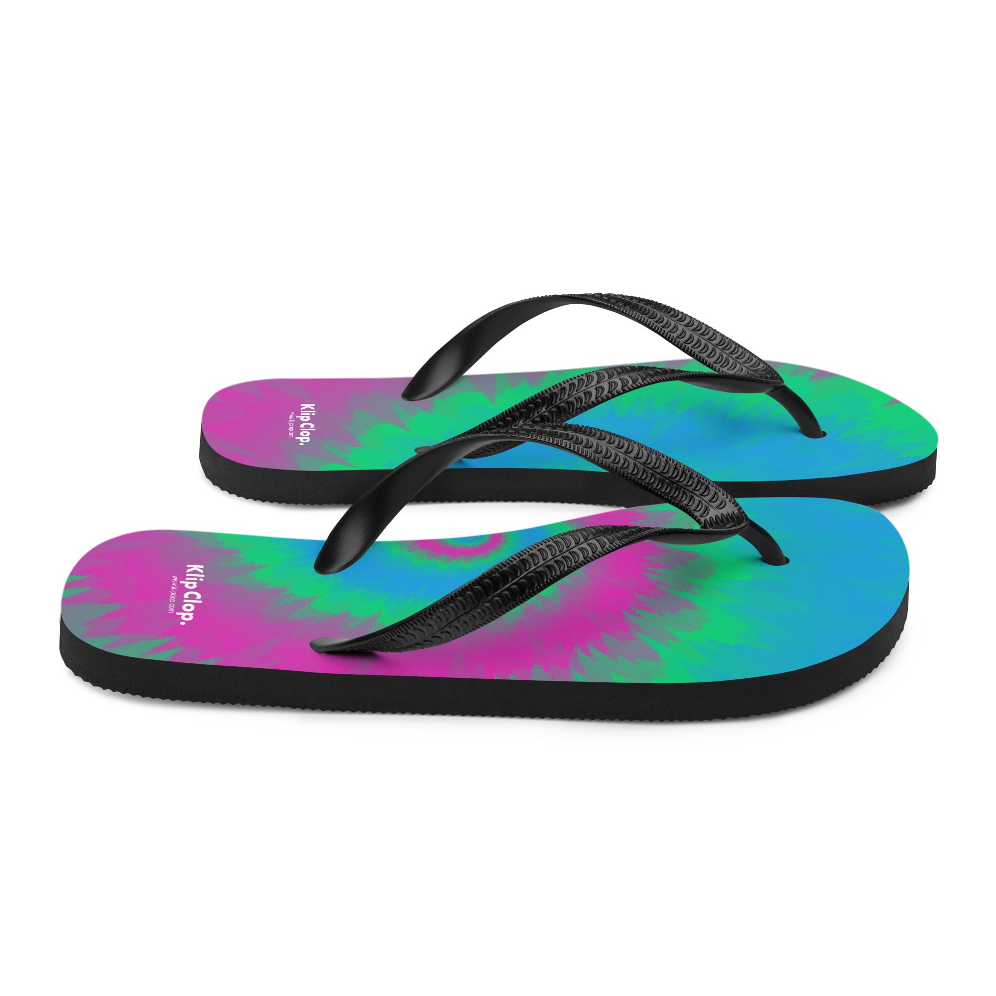 Flip-Flops-Tie Dye Spiral-Polysexual