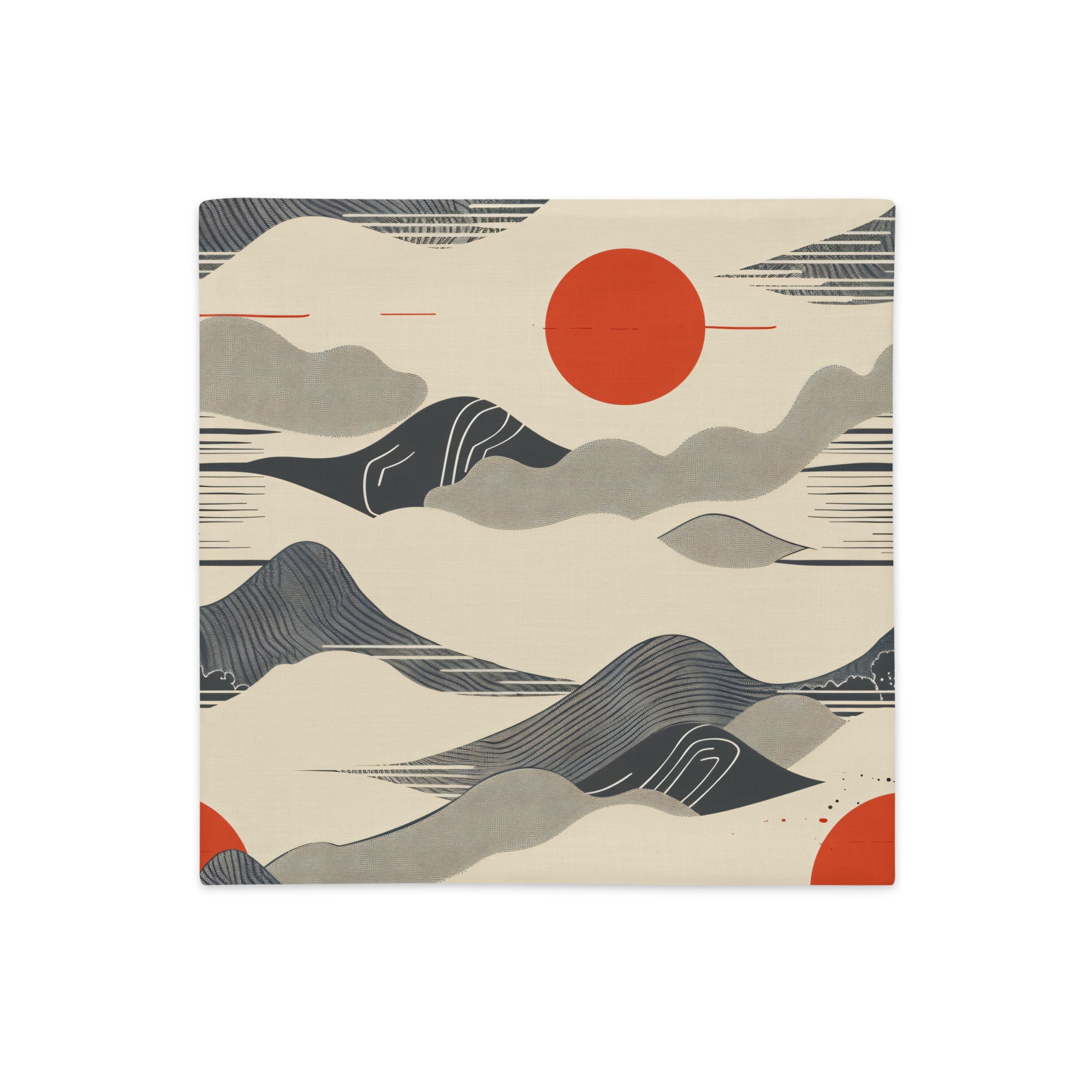 Premium Pillow Case-Japanese Traditional Arts VI