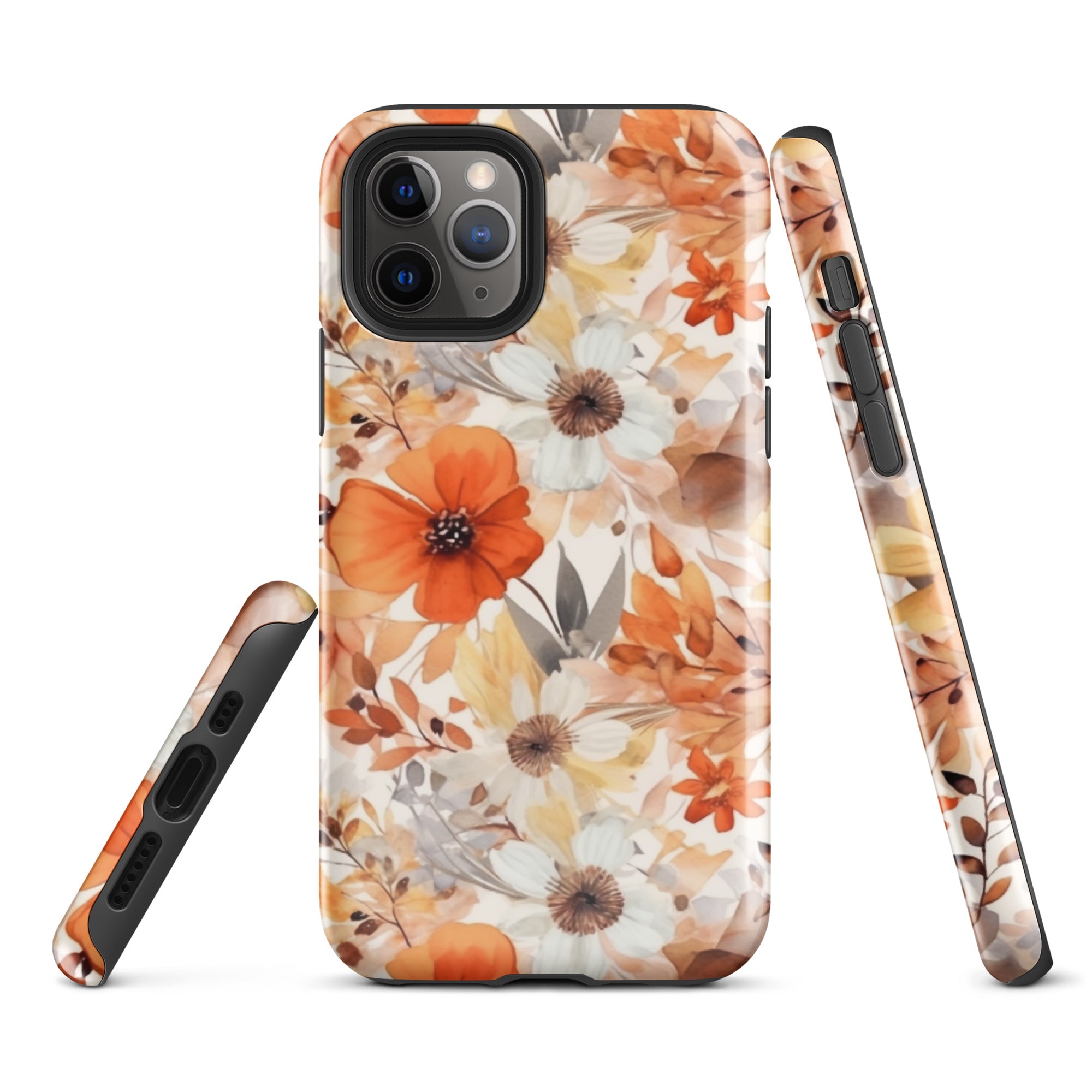 Tough Case for iPhone®- Floral Pattern I