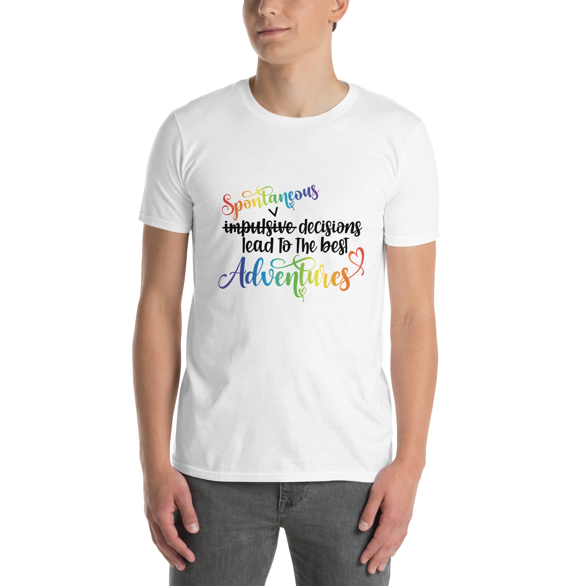 Short-Sleeve Unisex T-Shirt- ADHD- Spontaneous Adventures