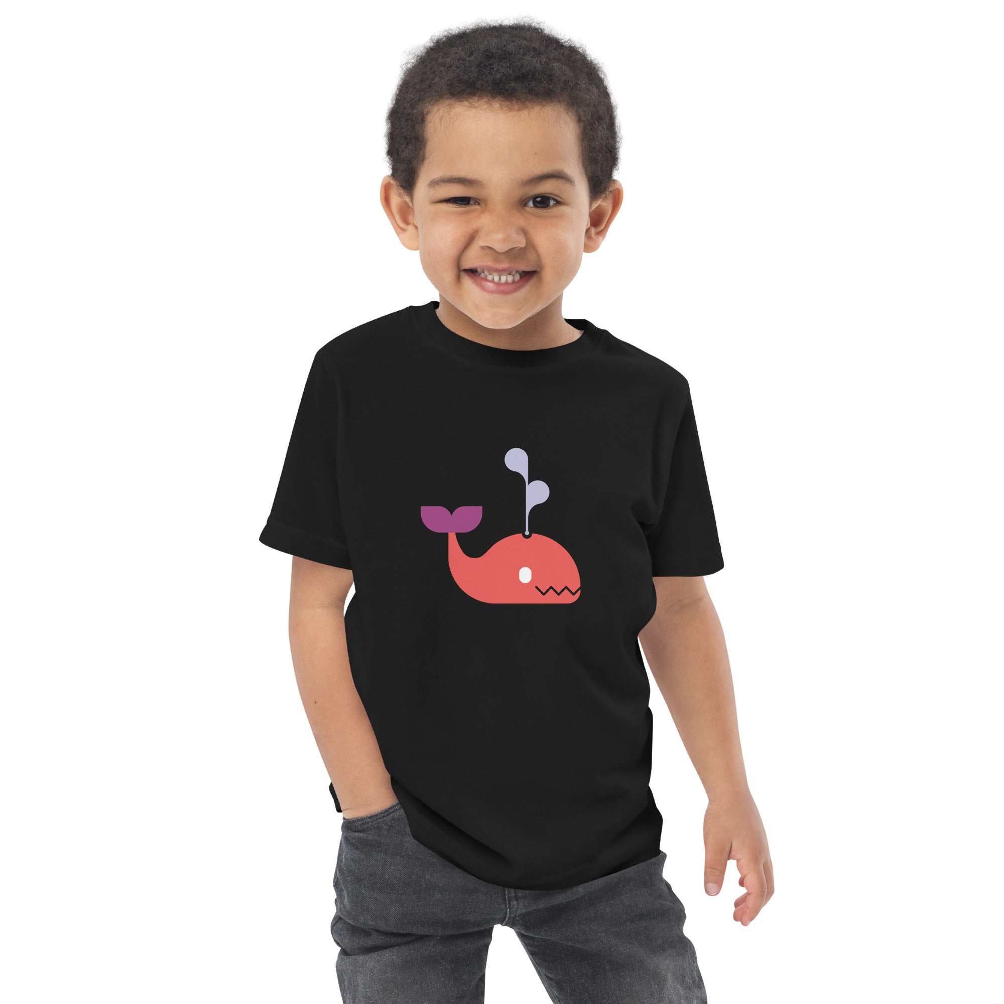 Toddler jersey t-shirt-Whale