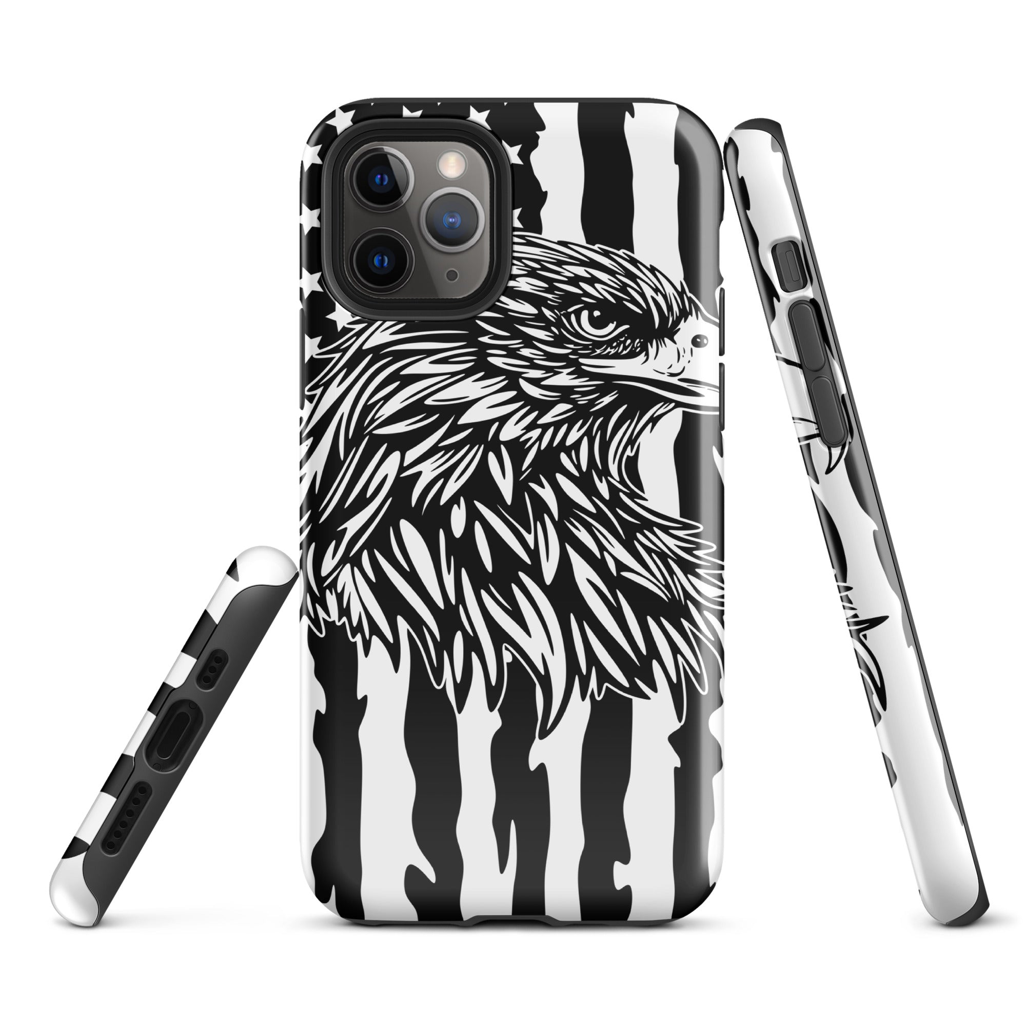 Tough Case for iPhone®- Eagle Mono