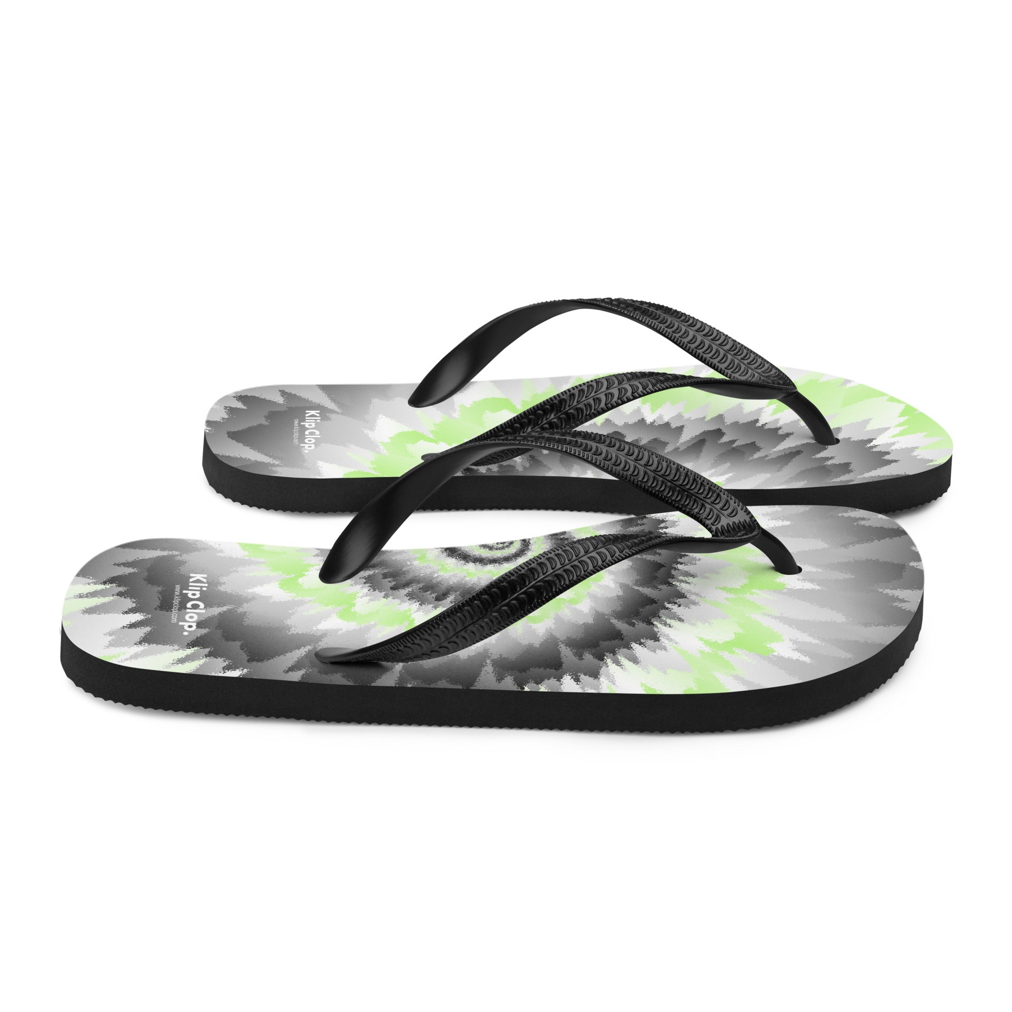 Flip-Flops-Tie Dye Spiral-Agender