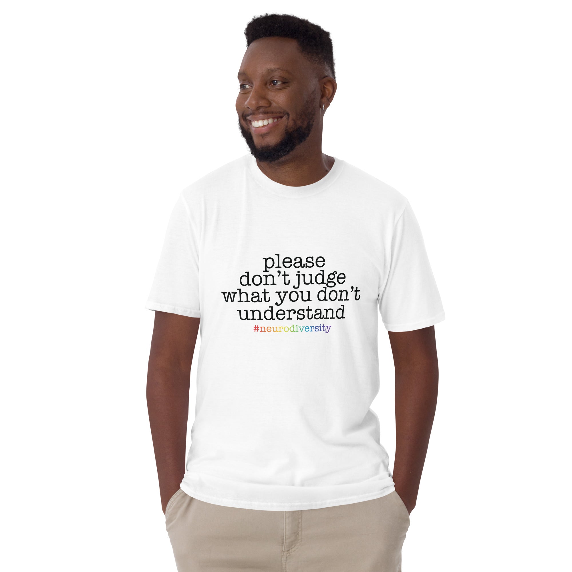 Short-Sleeve Unisex T-Shirt- ADHD- Please Dont Judge