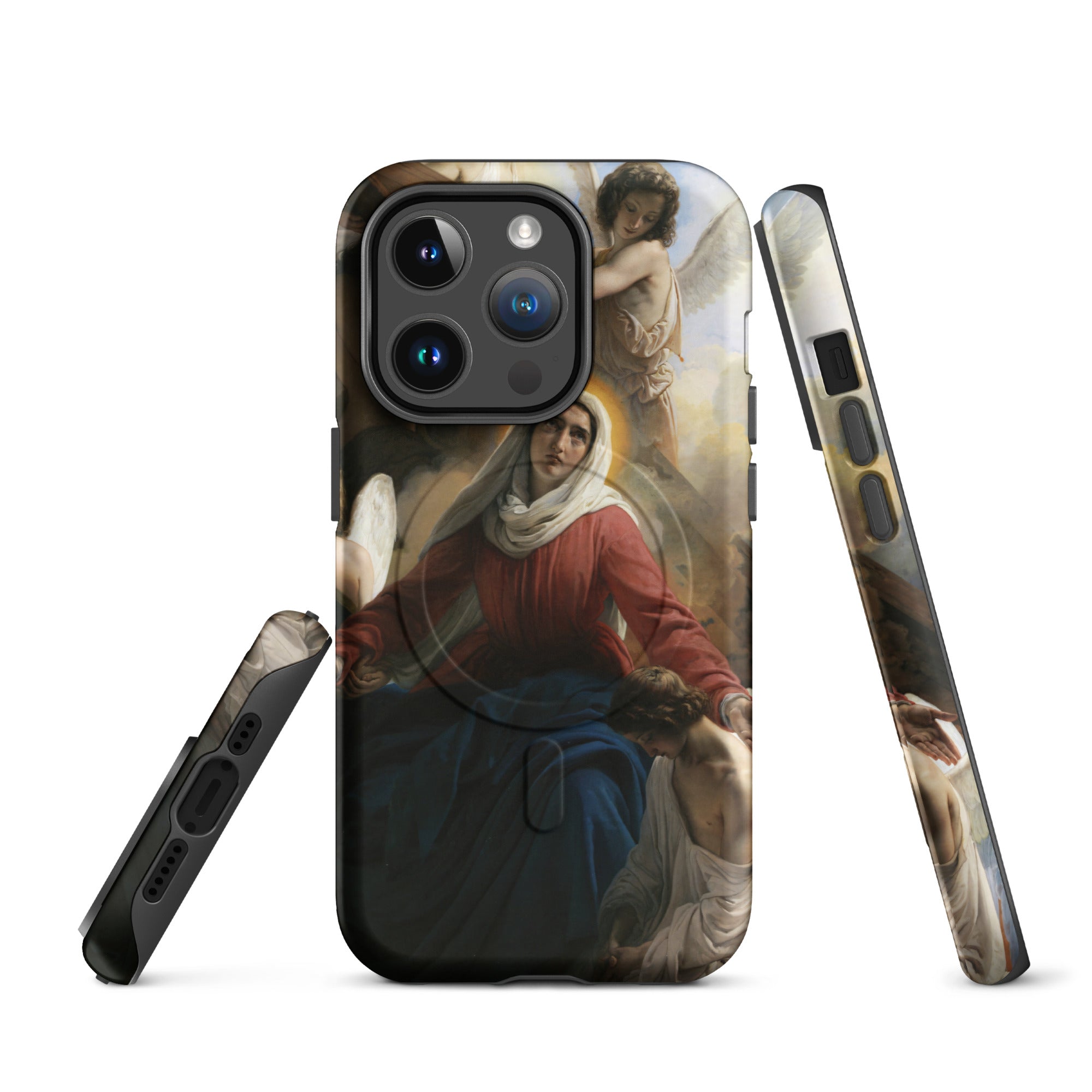 MagSafe® tough case for iPhone®-Francesco Hayez-La Vergine addolorata con gli angioli e i segni della passione 1842