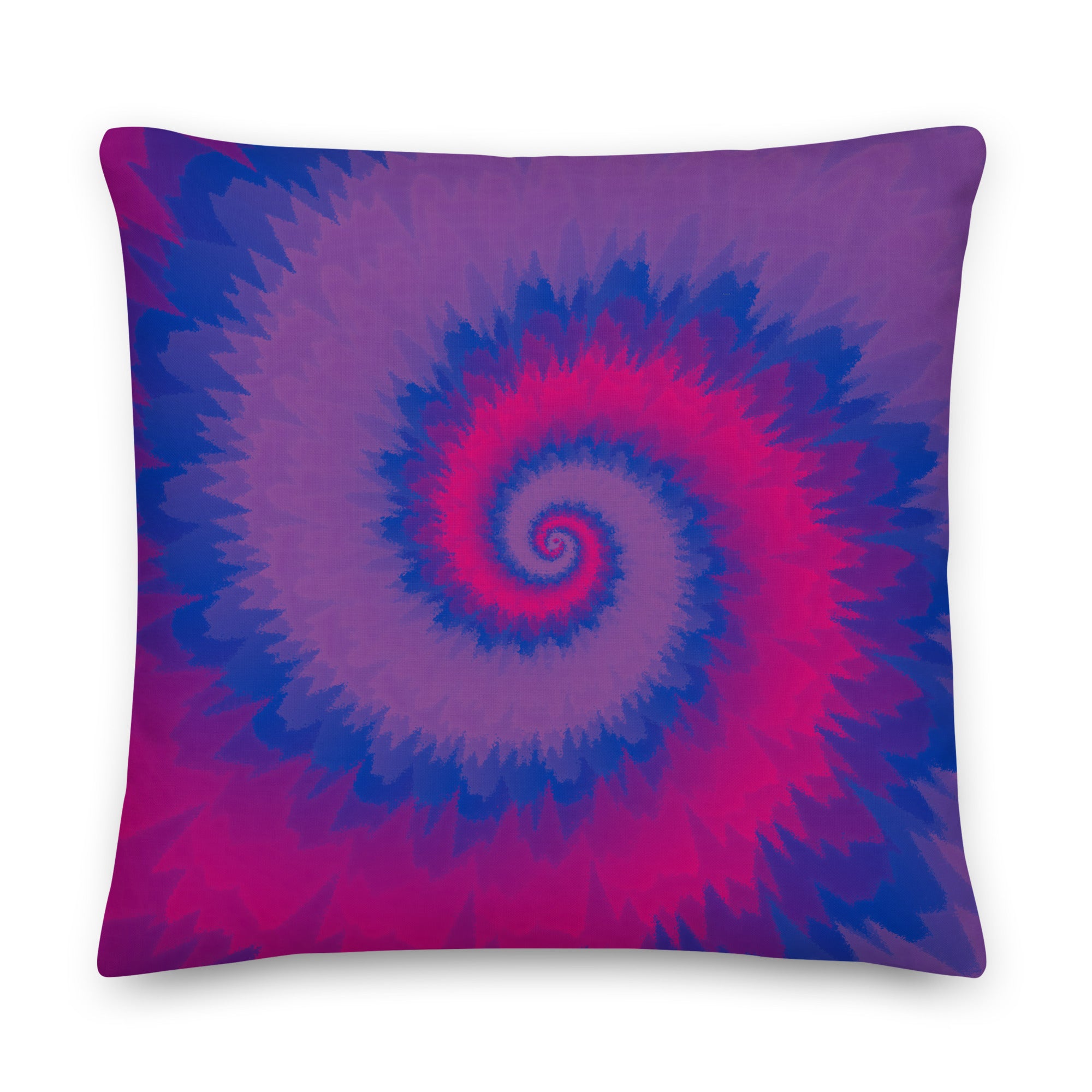Premium Pillow-Tie Dye Spiral-Bisexual