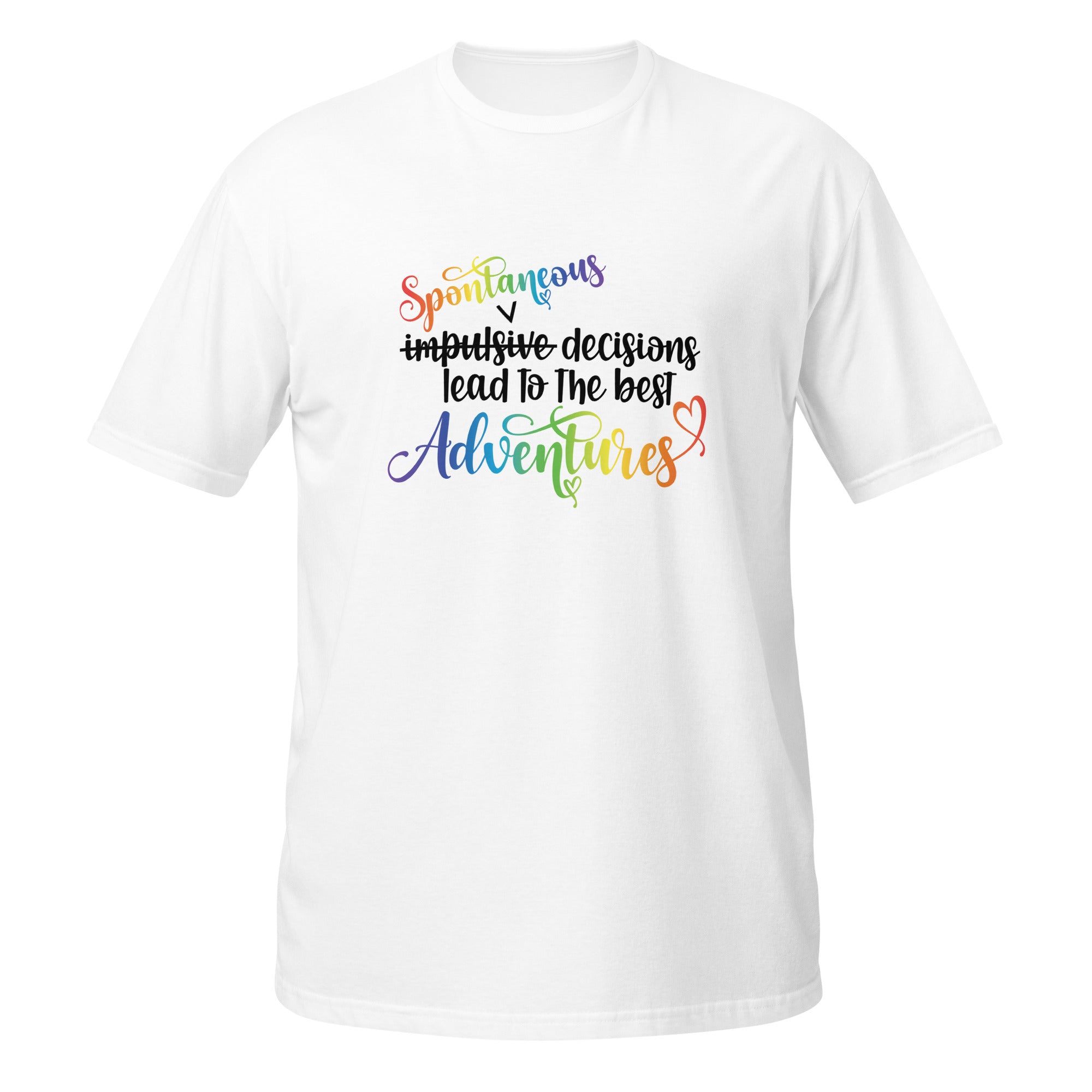 Short-Sleeve Unisex T-Shirt- ADHD- Spontaneous Adventures