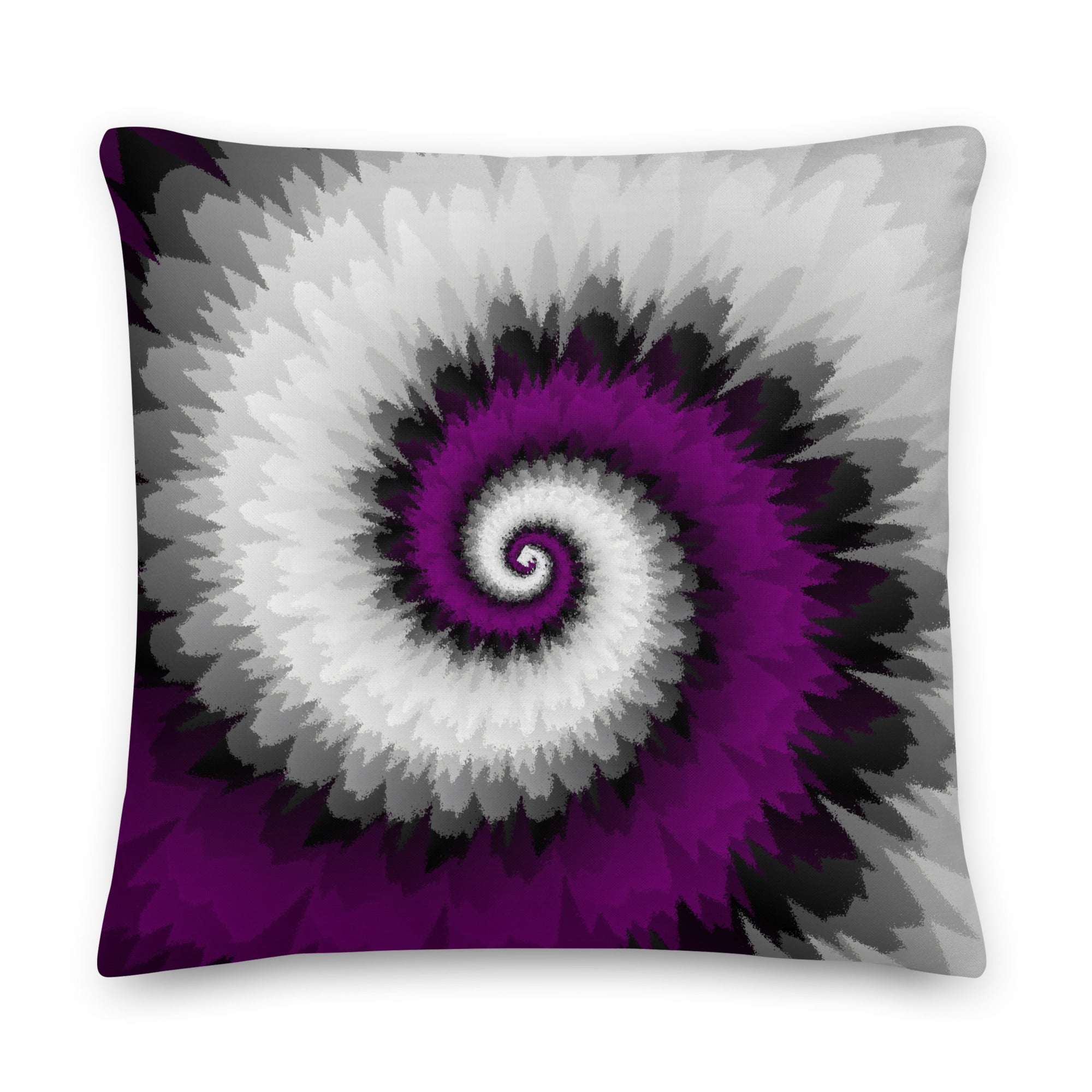Premium Pillow-Tie Dye Spiral-Asexual