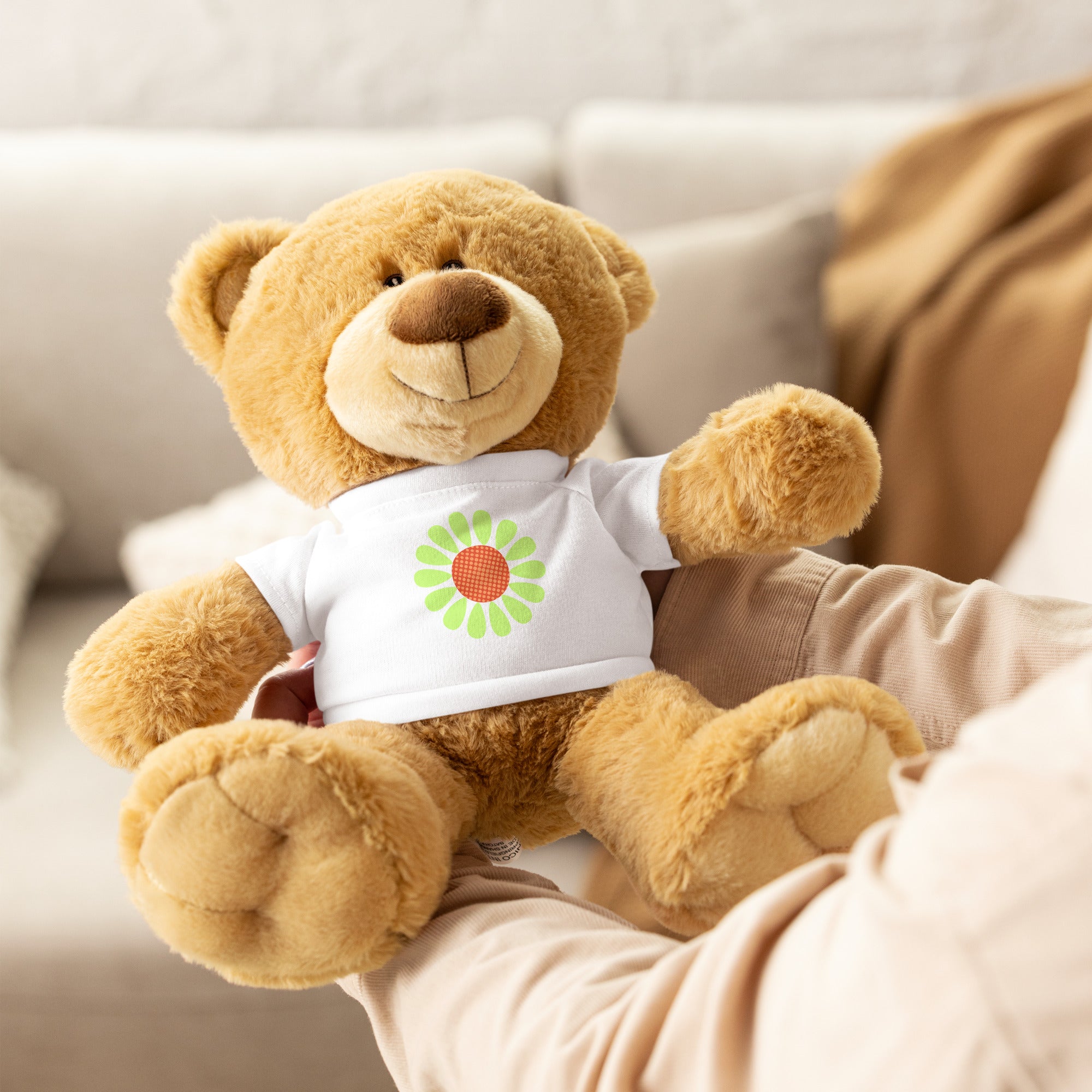 Teddy bear with a t-shirt-Daisy Flower IV