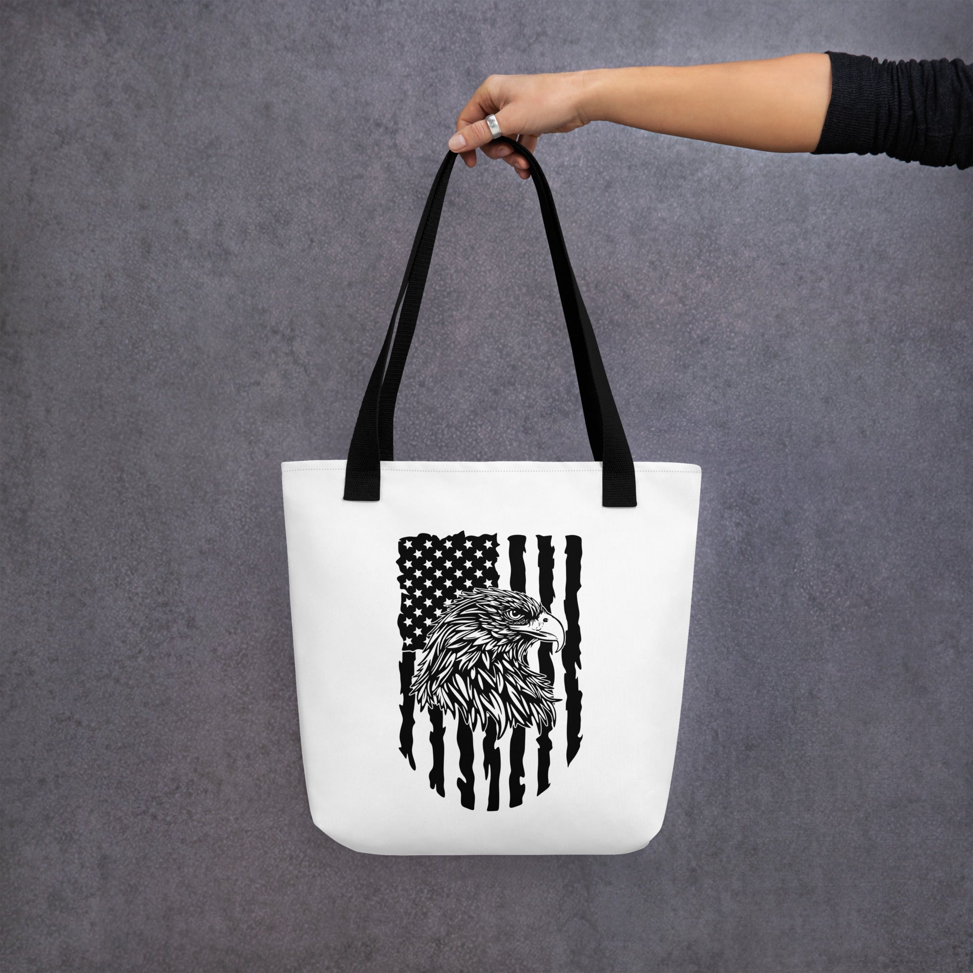 Tote bag- Eagle Mono 4th of July