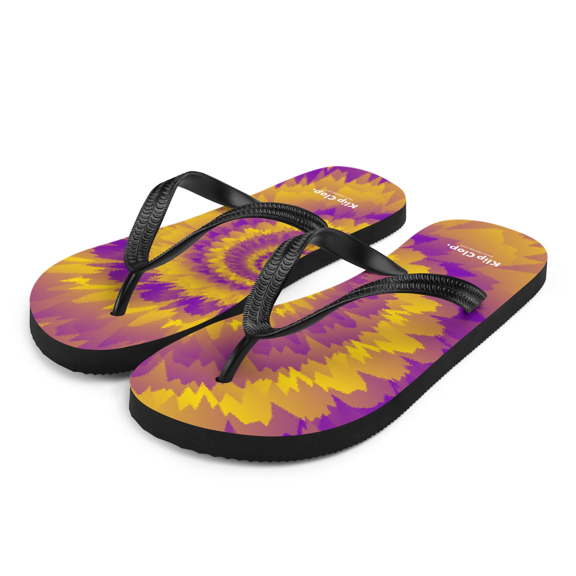 Flip-Flops-Tie Dye Spiral-Intersex