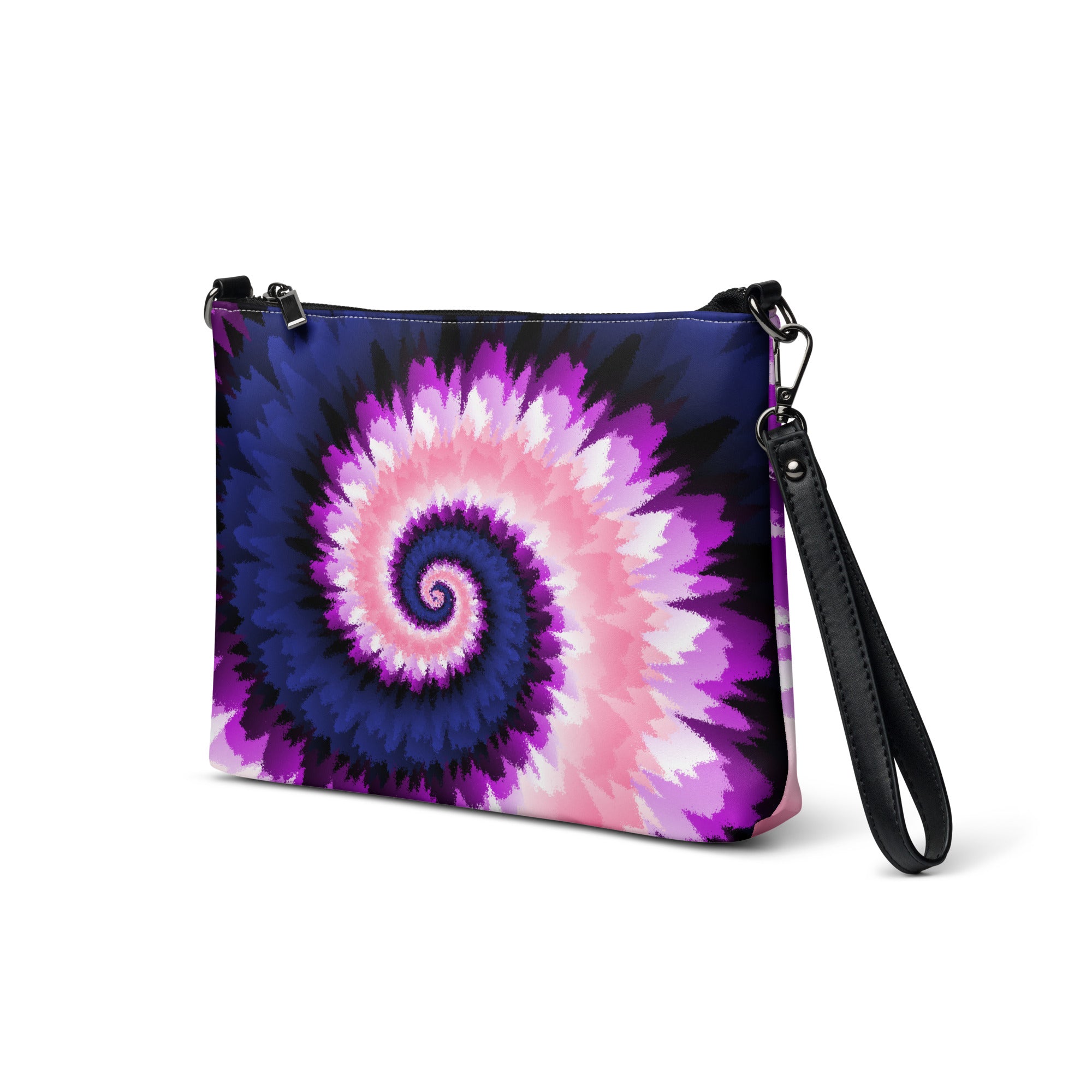 Crossbody bag- Tie Dye Spiral- Genderfluid