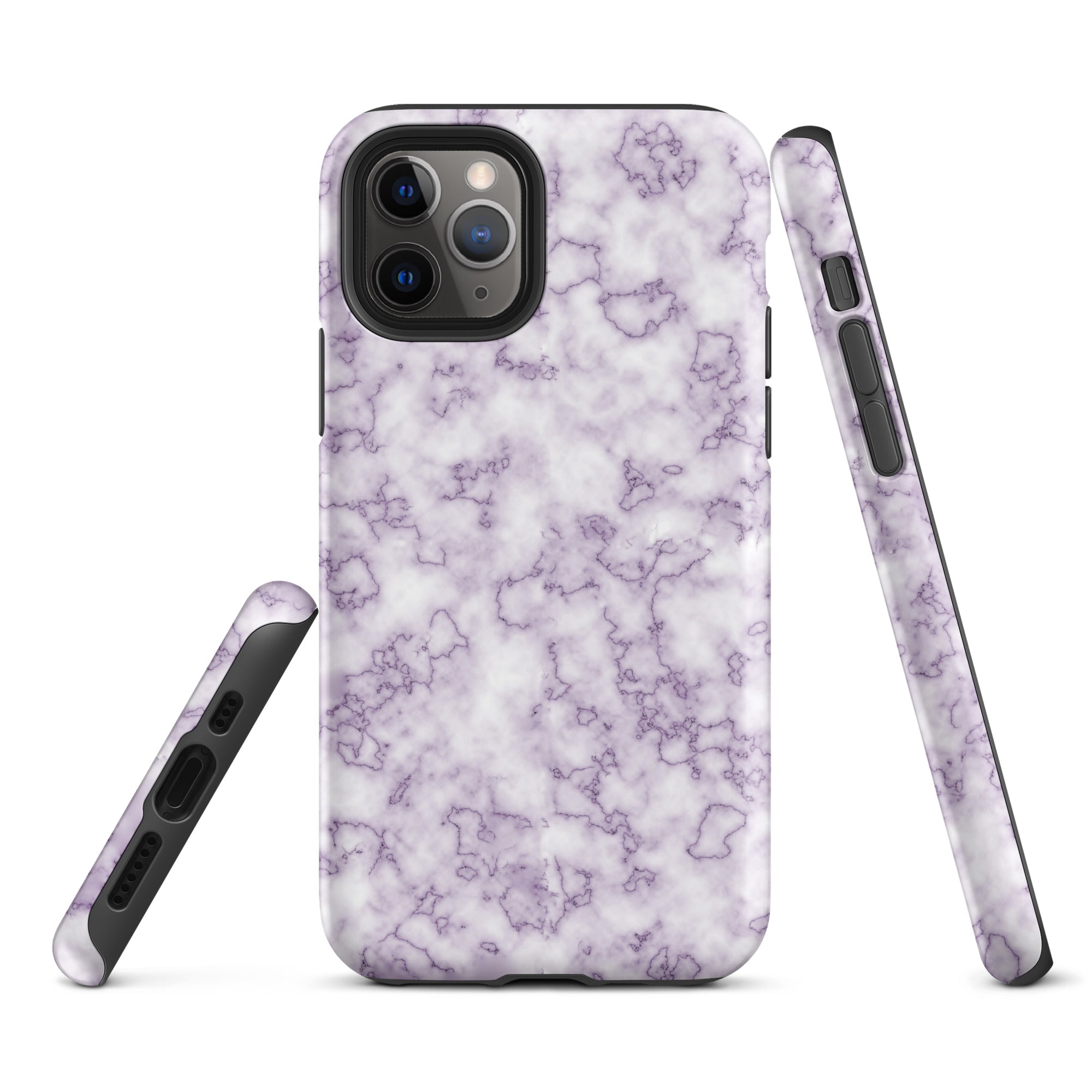 Tough Case for iPhone®- Purple Marble
