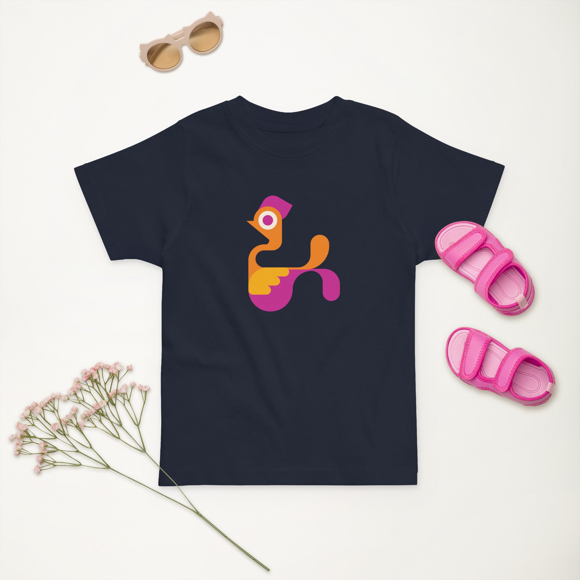 Toddler jersey t-shirt-Peacock